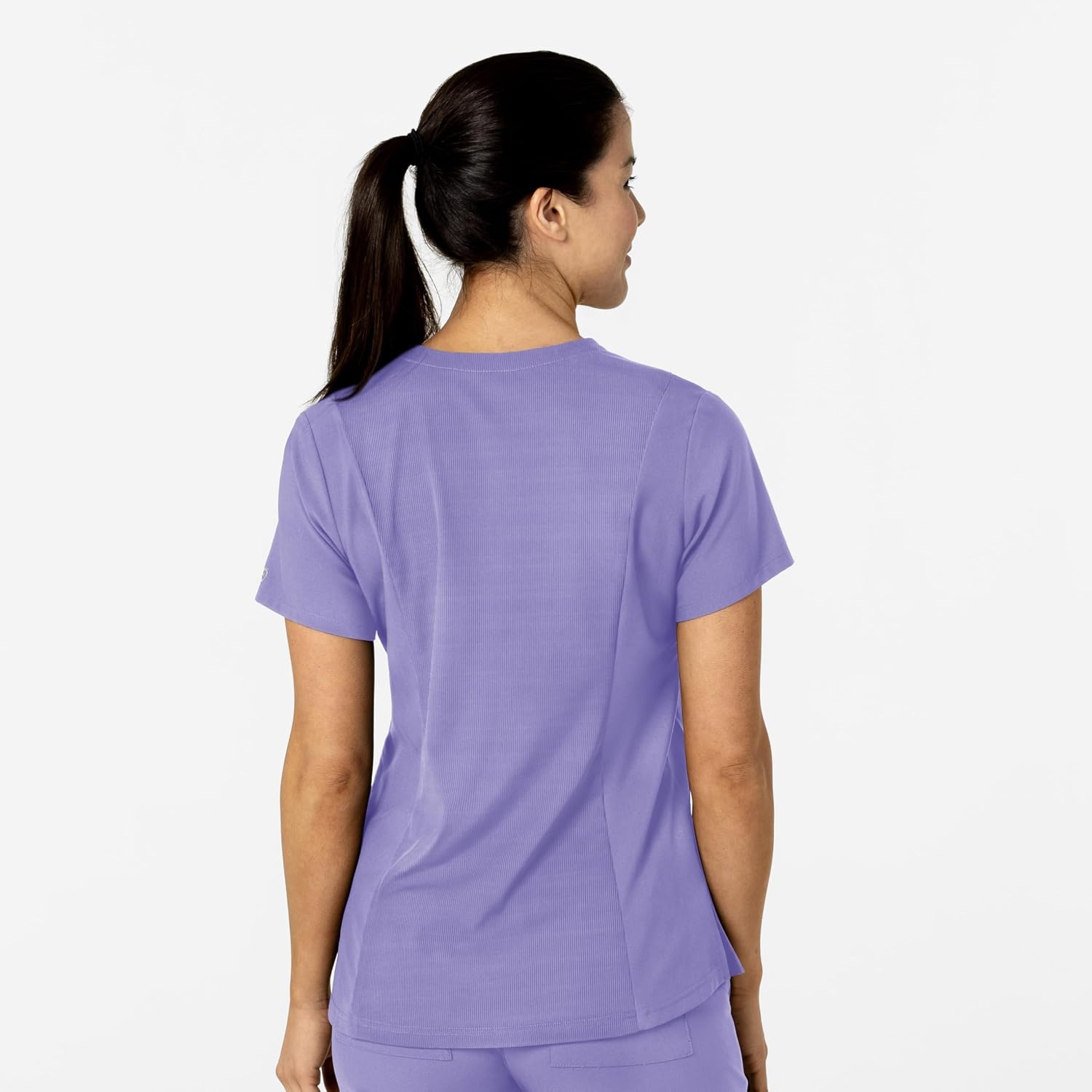 Wink W123 Women’s Flex-n-Reach V-Neck Scrub Top – Iris Purple, 2X