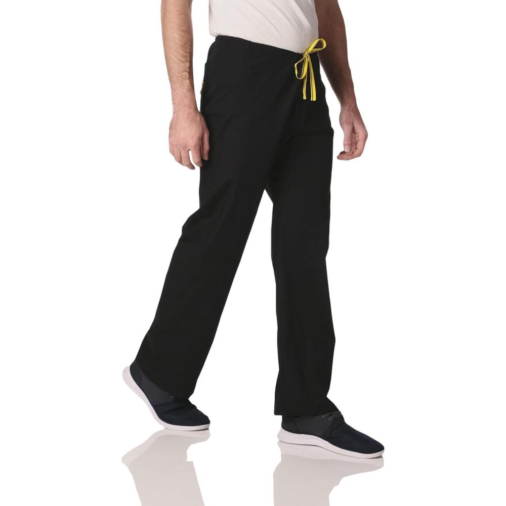 WonderWink Men’s Big The Papa Unisex Seamless Scrub Pant(Black)