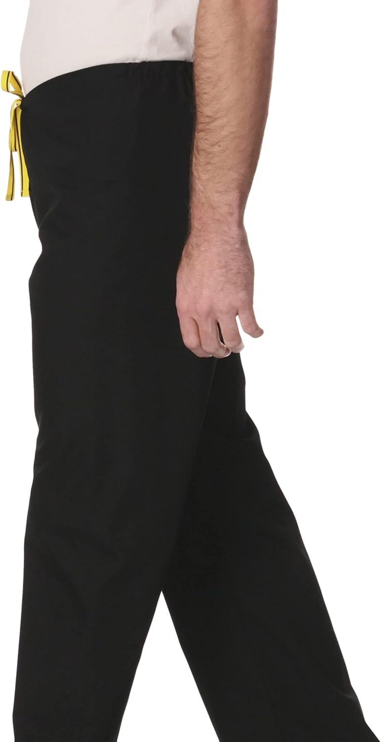 WonderWink Men’s Big The Papa Unisex Seamless Scrub Pant(Black)
