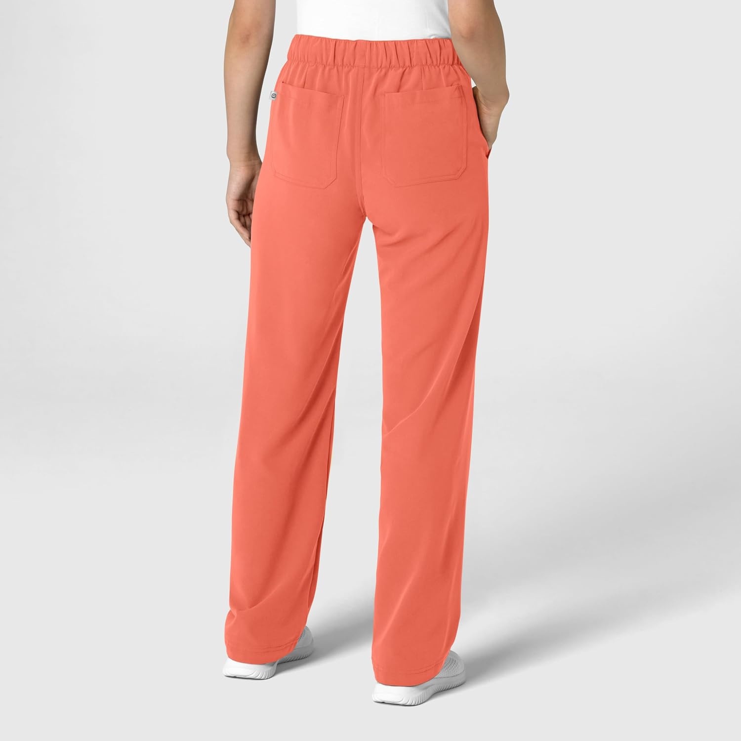 Wink Women’s Women’s Stovepipe High-Low Hem Scrub Pant(Sugar Coral)