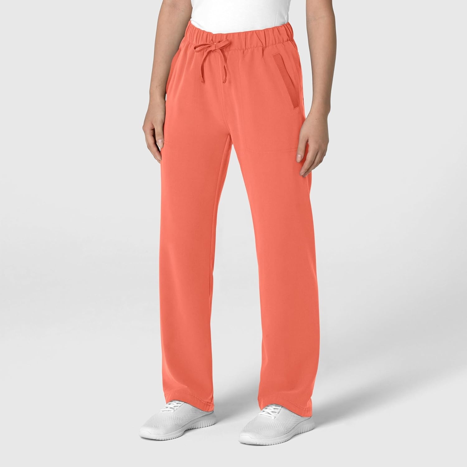 Wink Women’s Women’s Stovepipe High-Low Hem Scrub Pant(Sugar Coral)
