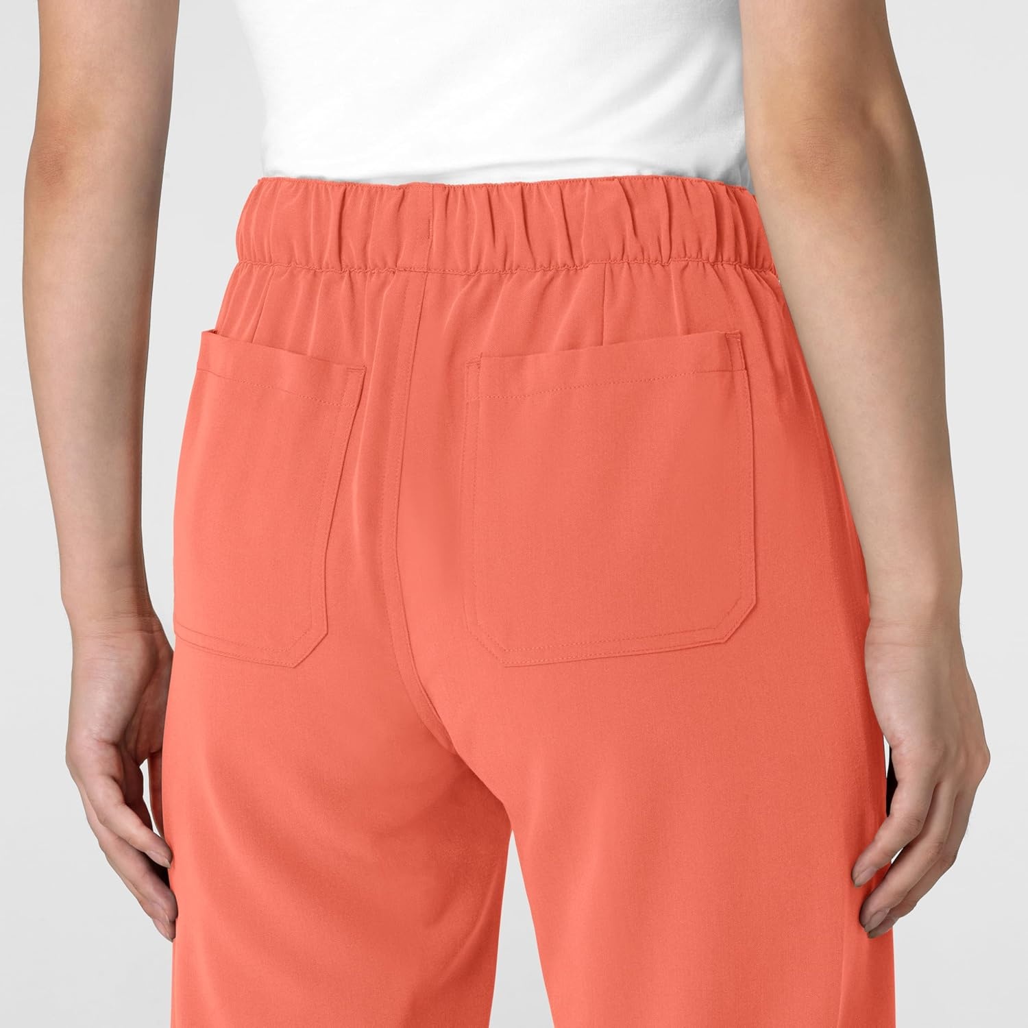 Wink Women’s Women’s Stovepipe High-Low Hem Scrub Pant(Sugar Coral)