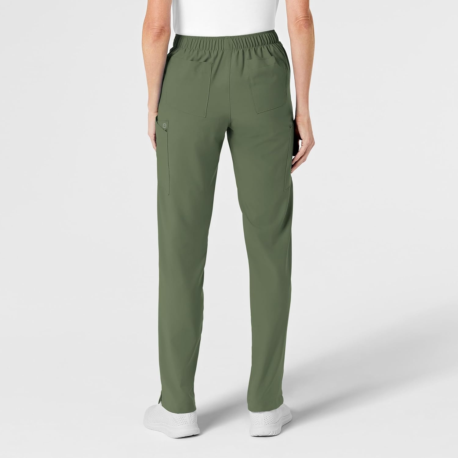 Women’s Flat Front Cargo Pant(Olive)