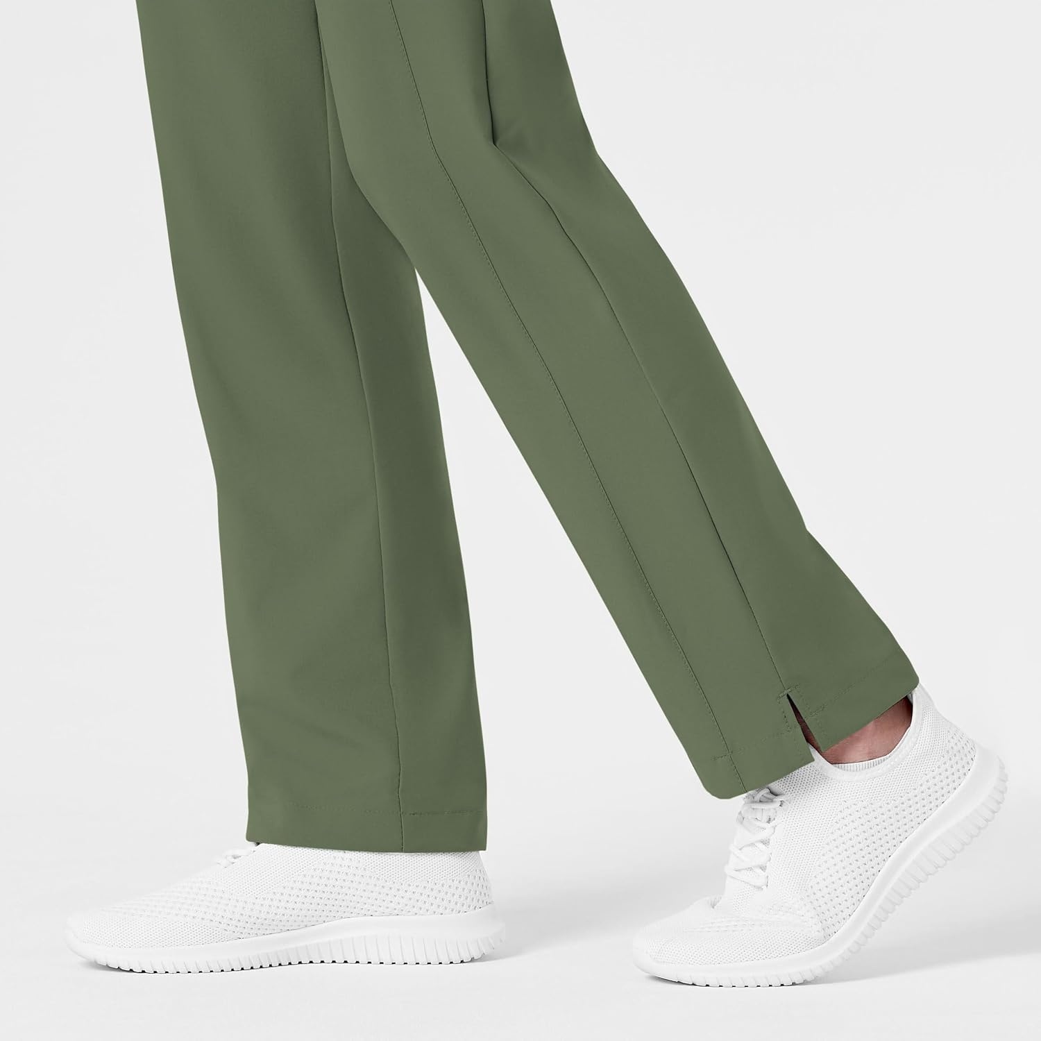 Women’s Flat Front Cargo Pant(Olive)