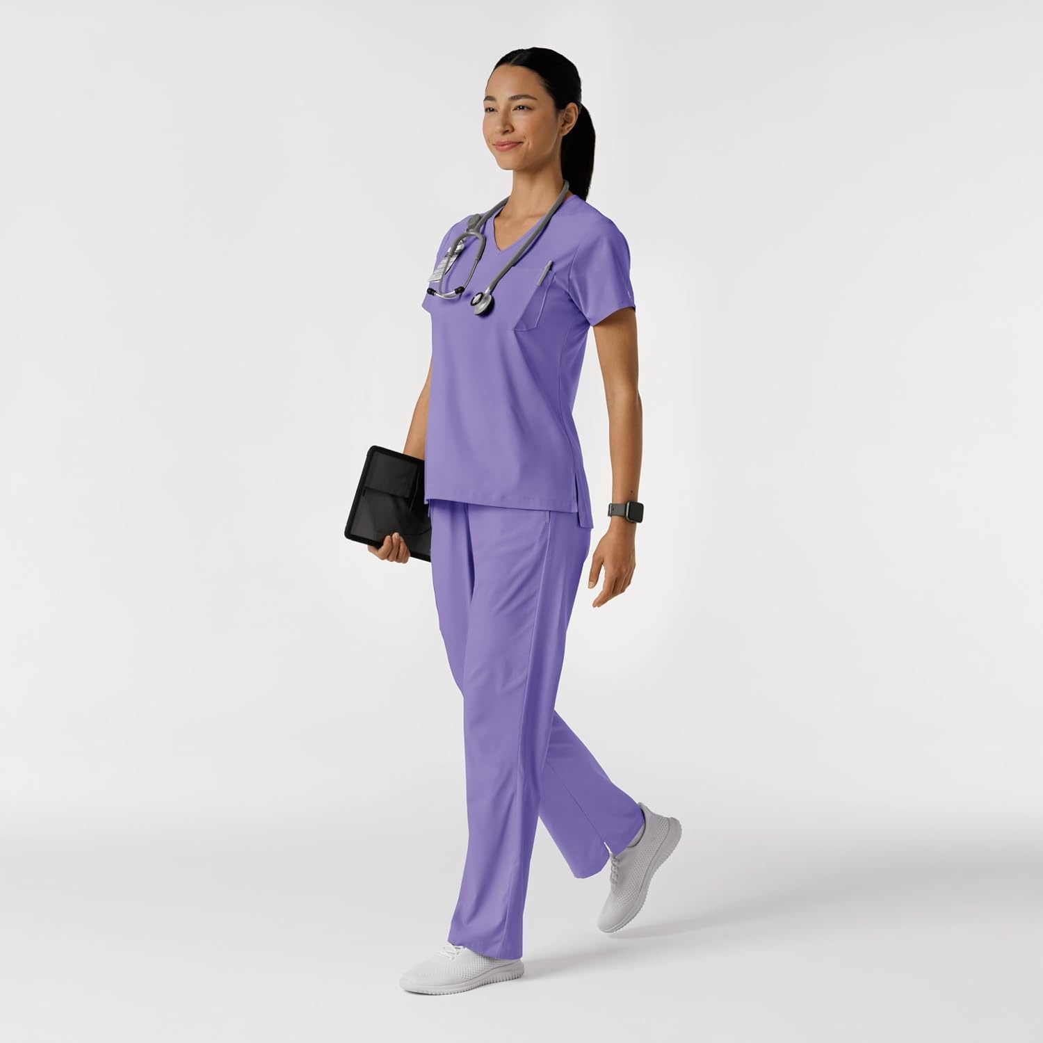 Wink Boundless Women’s Bootcut Scrub Pant(Iris Purple)