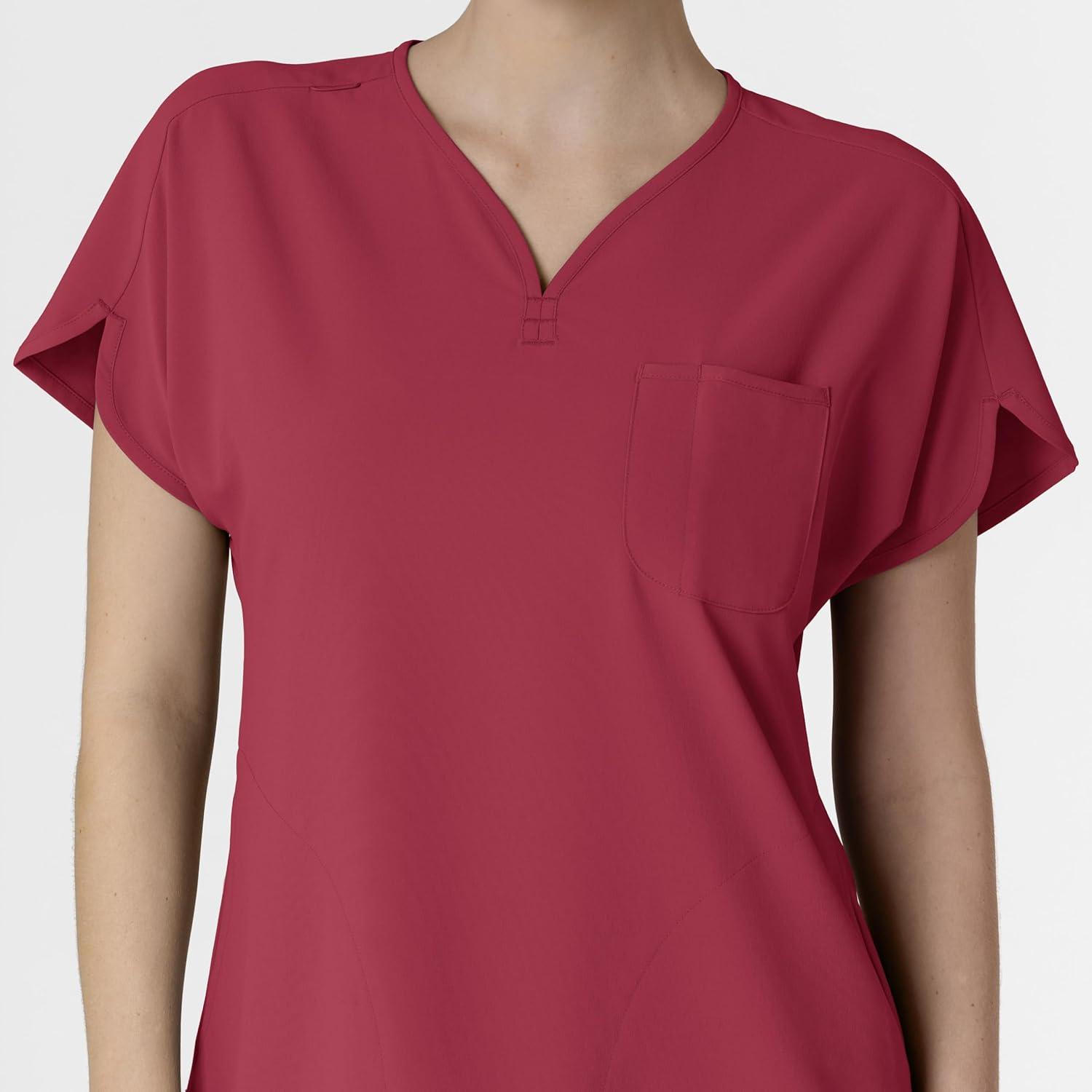 Wink Renew Scrubs for Women, Dolman Scrub Top – Ruby, 2X