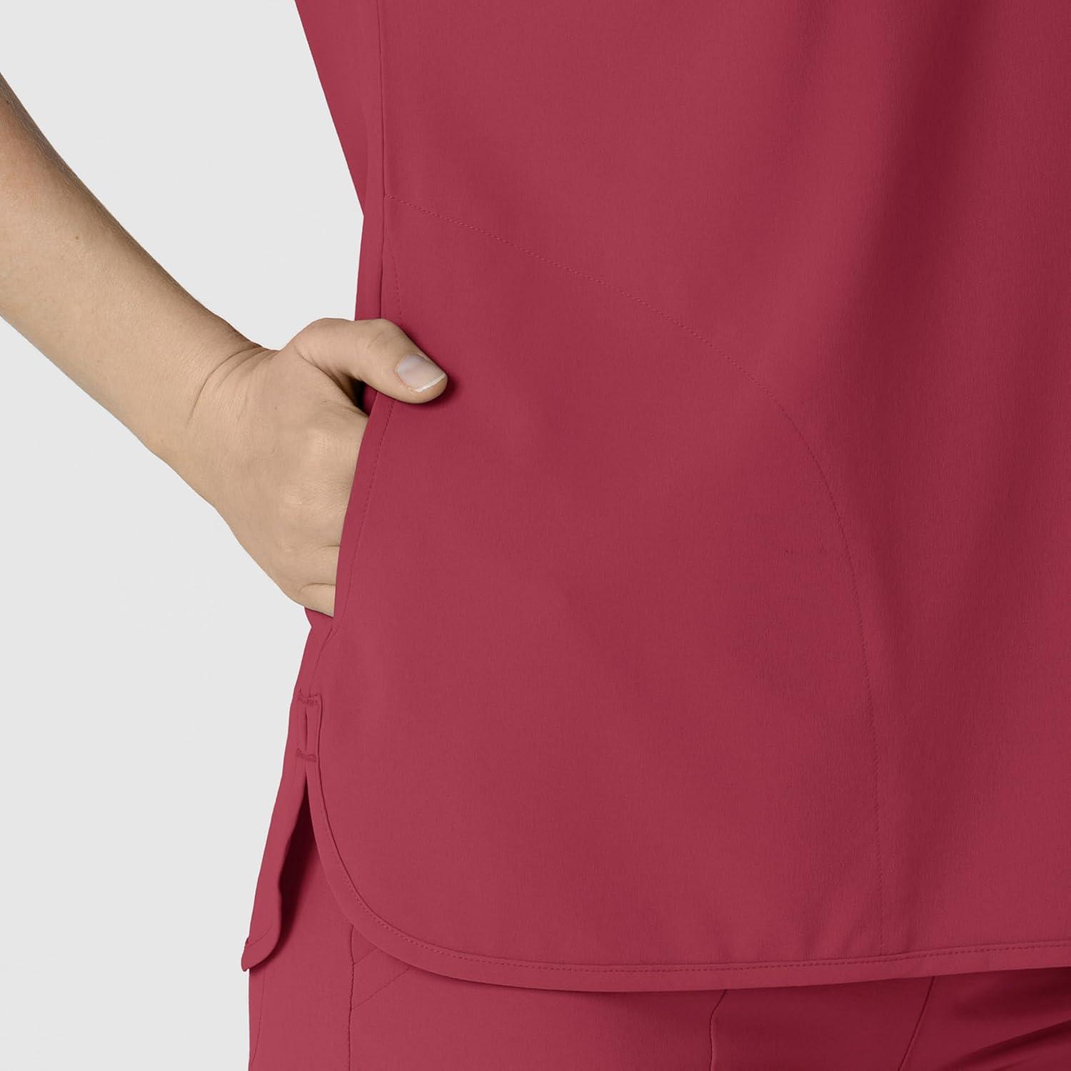 Wink Renew Scrubs for Women, Dolman Scrub Top – Ruby, 2X