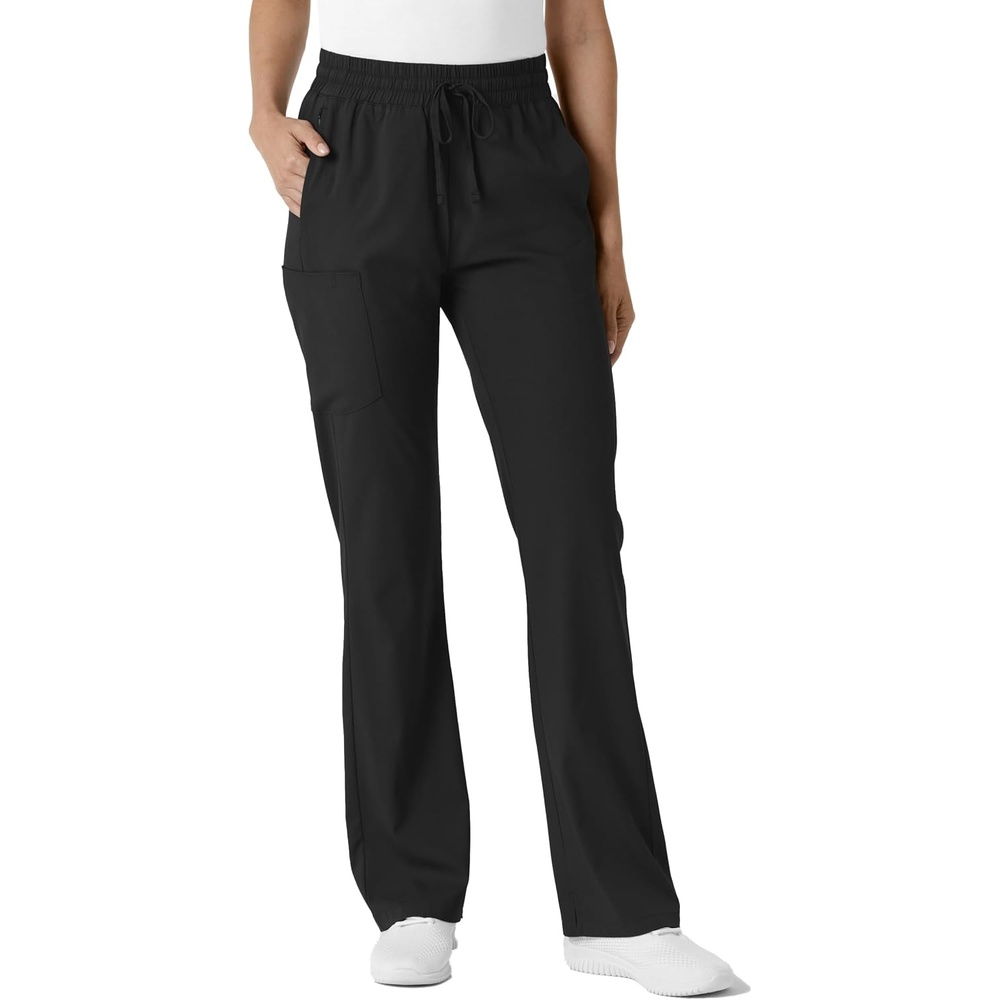 Wink Boundless Women’s Bootcut Scrub Pant(Black)