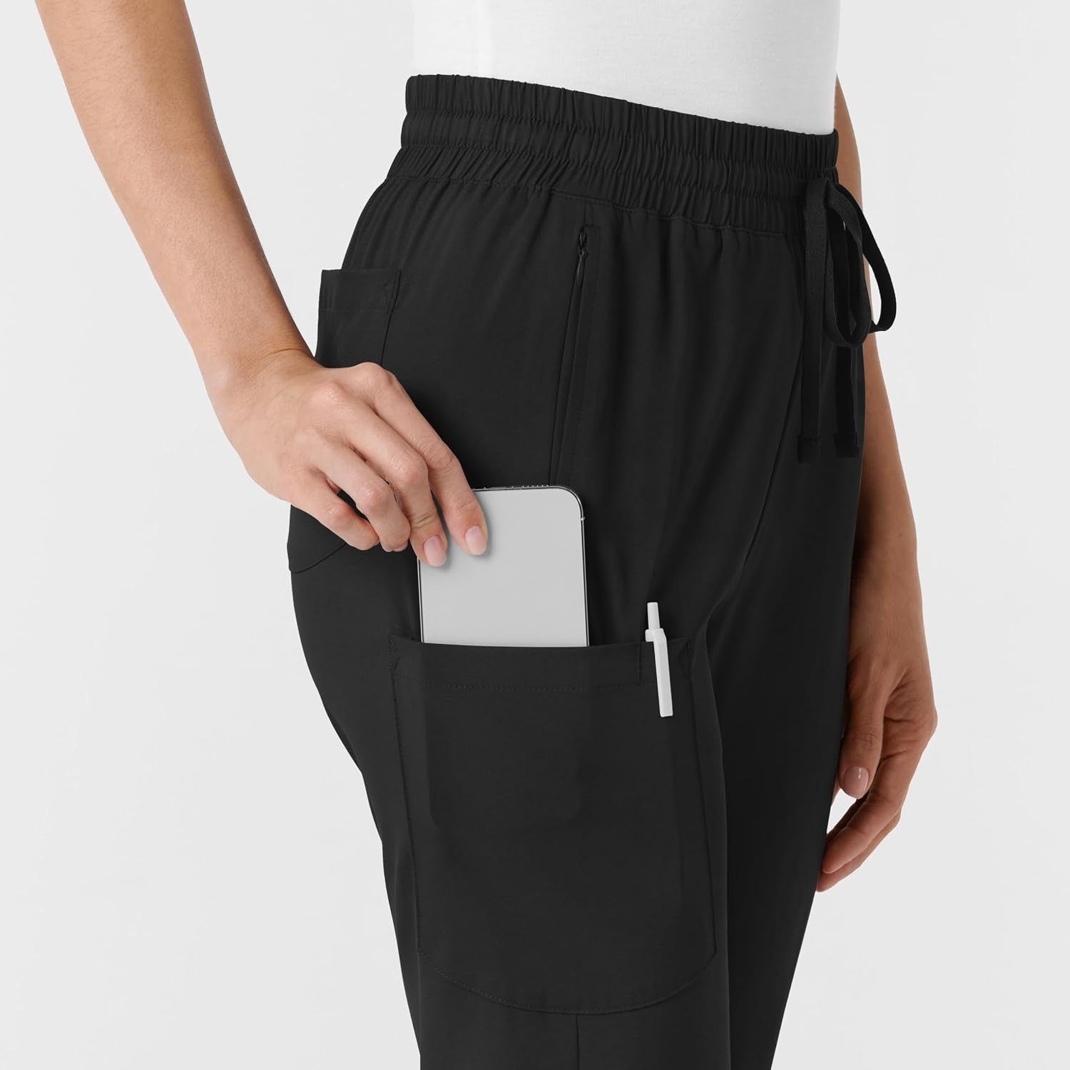 Wink Boundless Women’s Bootcut Scrub Pant(Black)