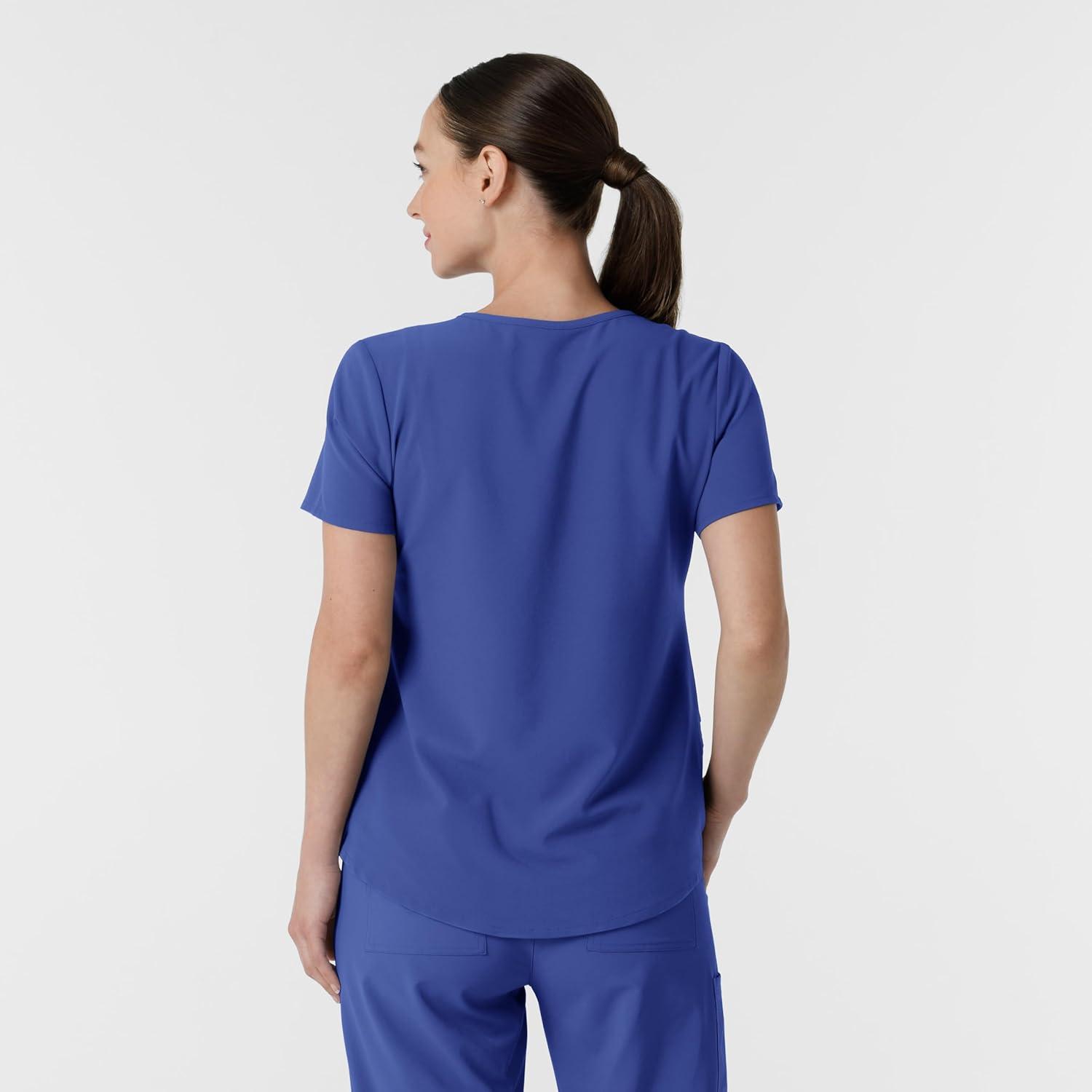 Wink Womens Scrub Top(Galaxy Blue)