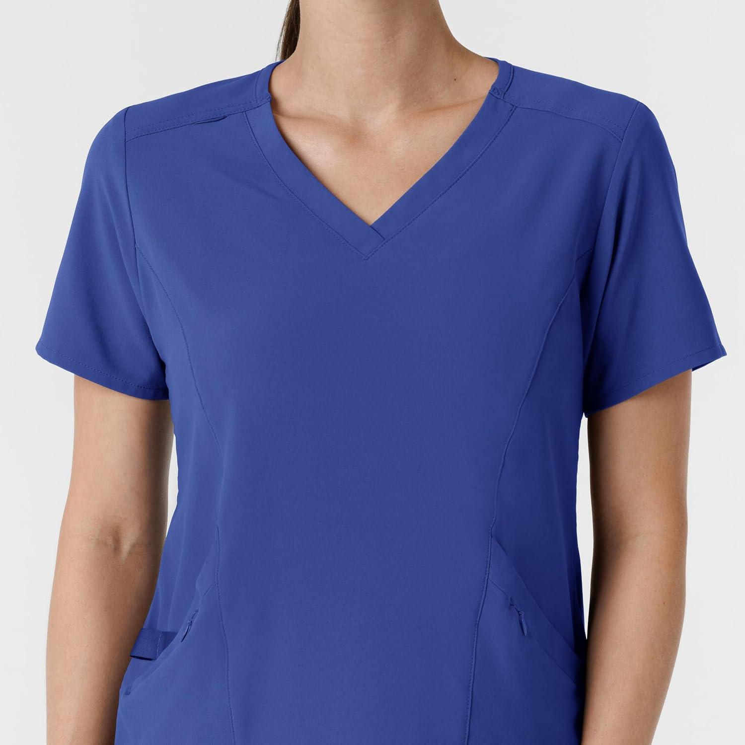 Wink Womens Scrub Top(Galaxy Blue)