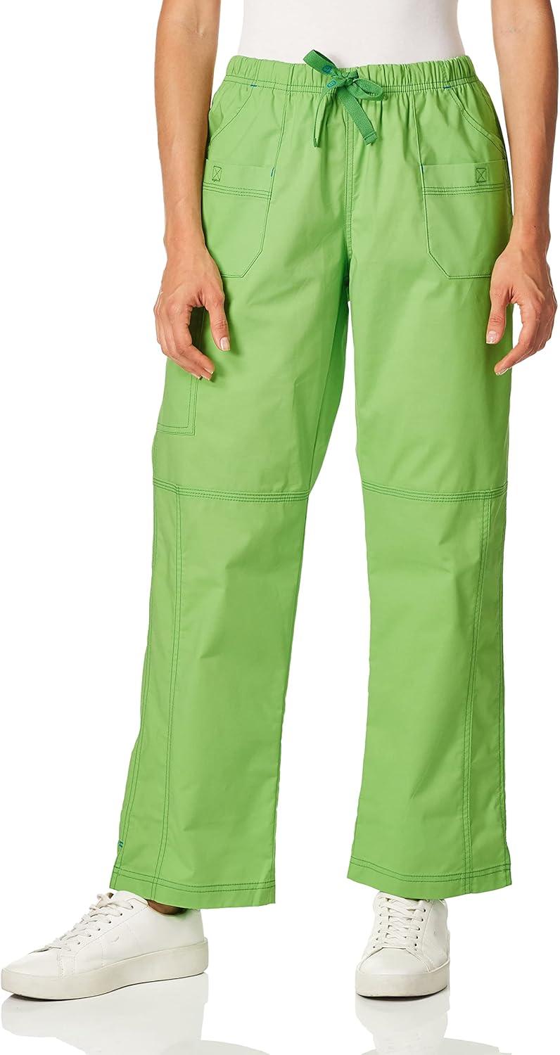 WonderWink Women’s Wonderflex Faith Scrub Pant(Green Apple)