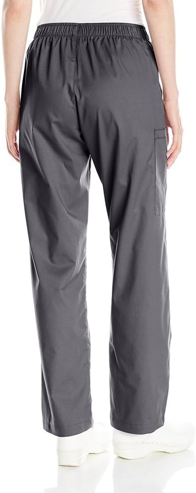 WINK WonderWORK Women’s Pull-On Cargo Scrub Pant, Pewter, 3XL PET