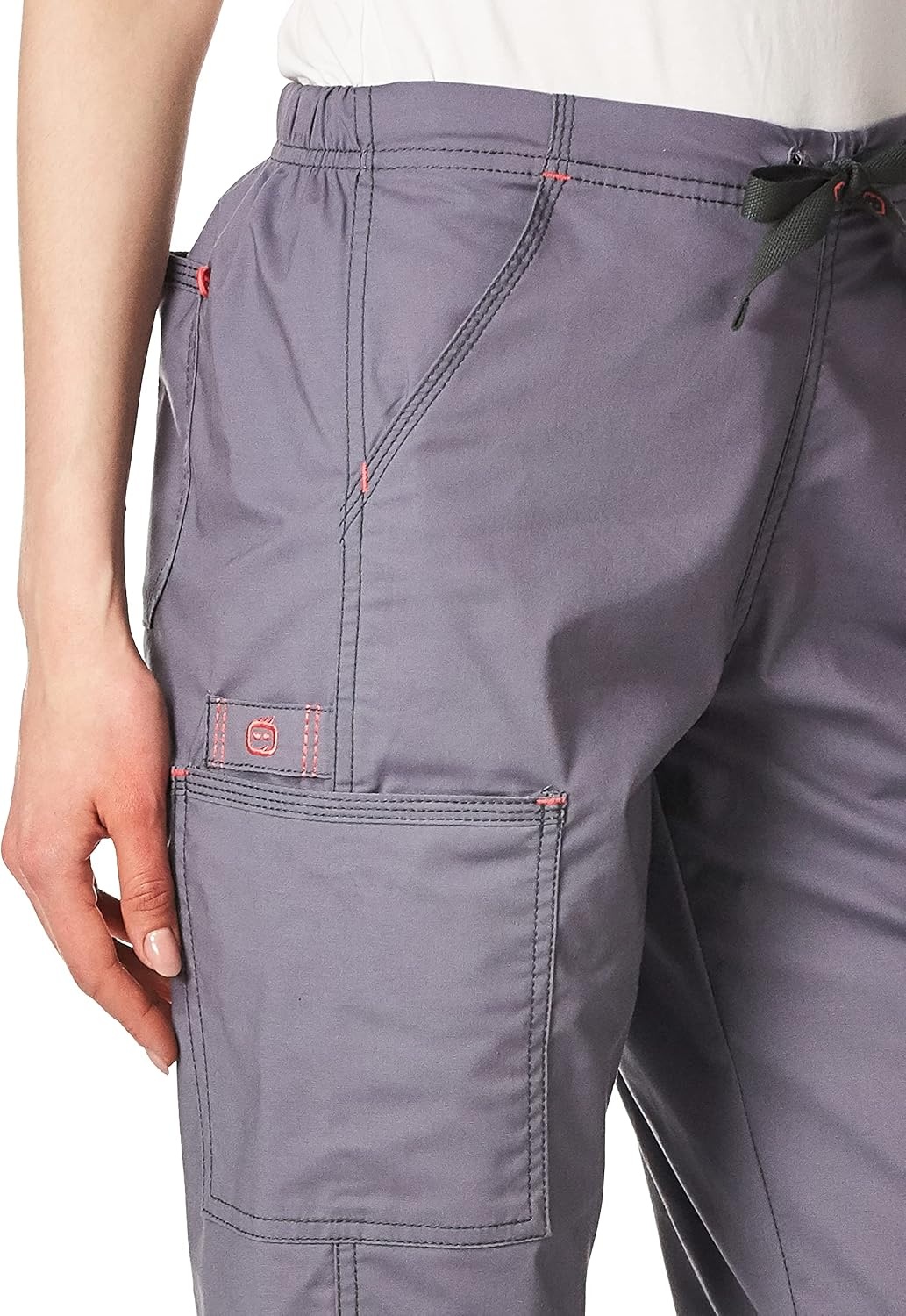 WonderWink Women’s Wonderflex Grace Scrub Pant(Pewter)