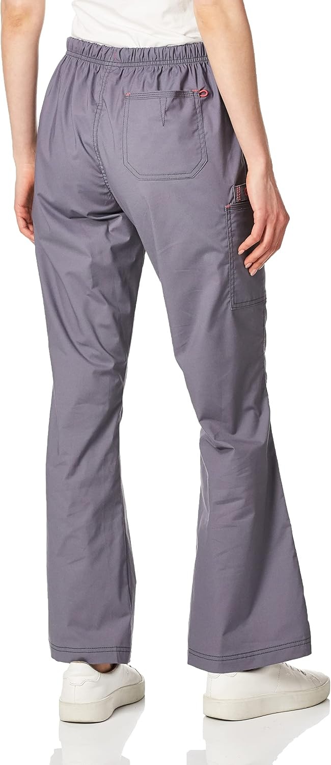 WonderWink Women’s Wonderflex Grace Scrub Pant(Pewter)