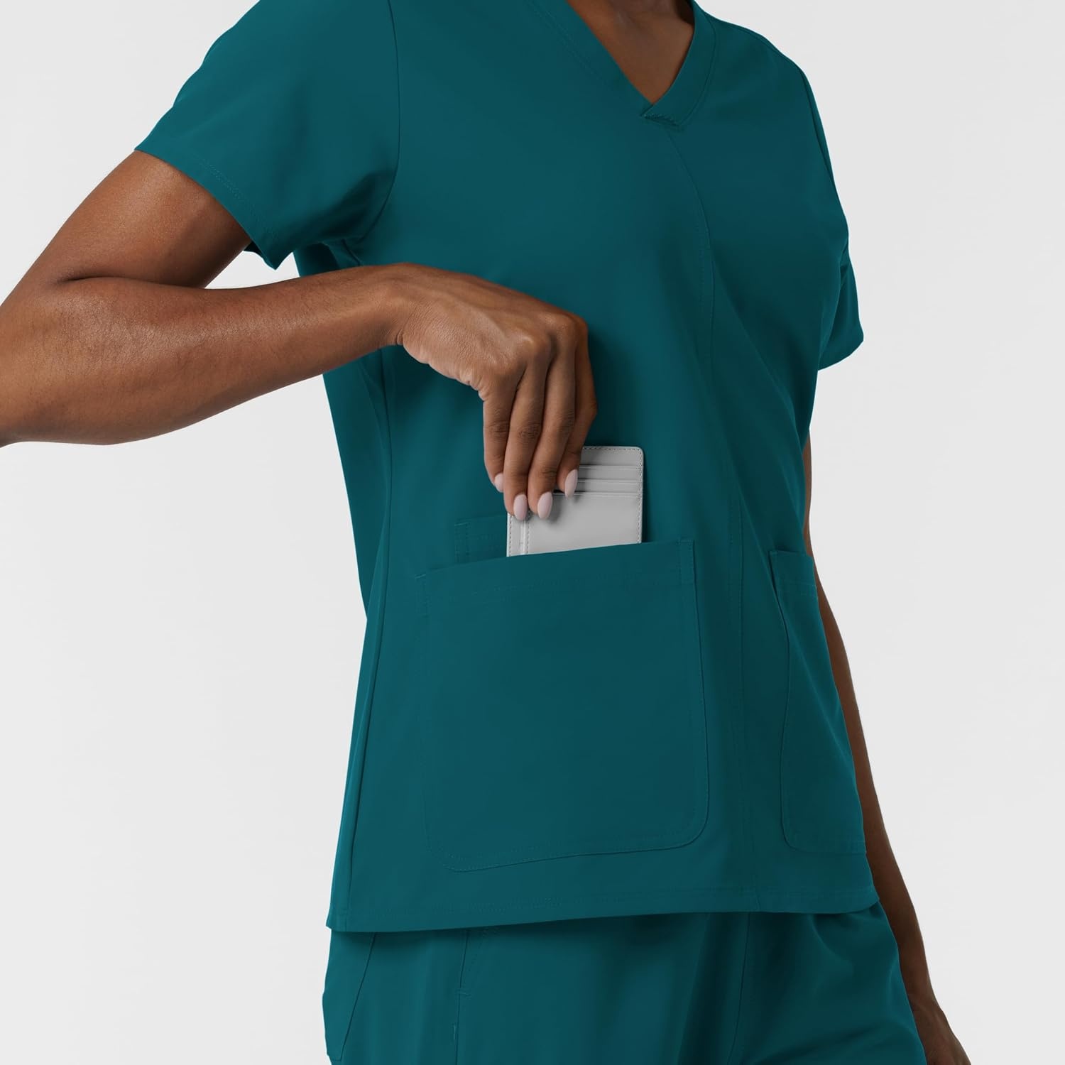 Wink Women’s Women’s V-Neck Scrub Top(Caribbean)