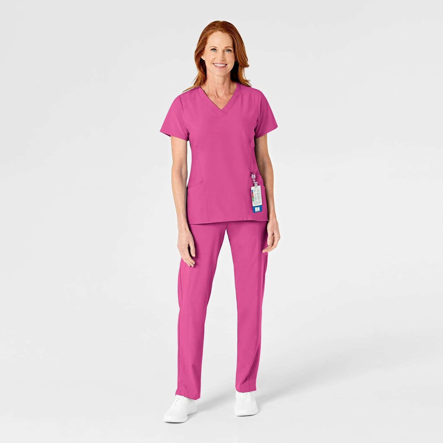 Women’s Flat Front Cargo Pant(Hot Pink)