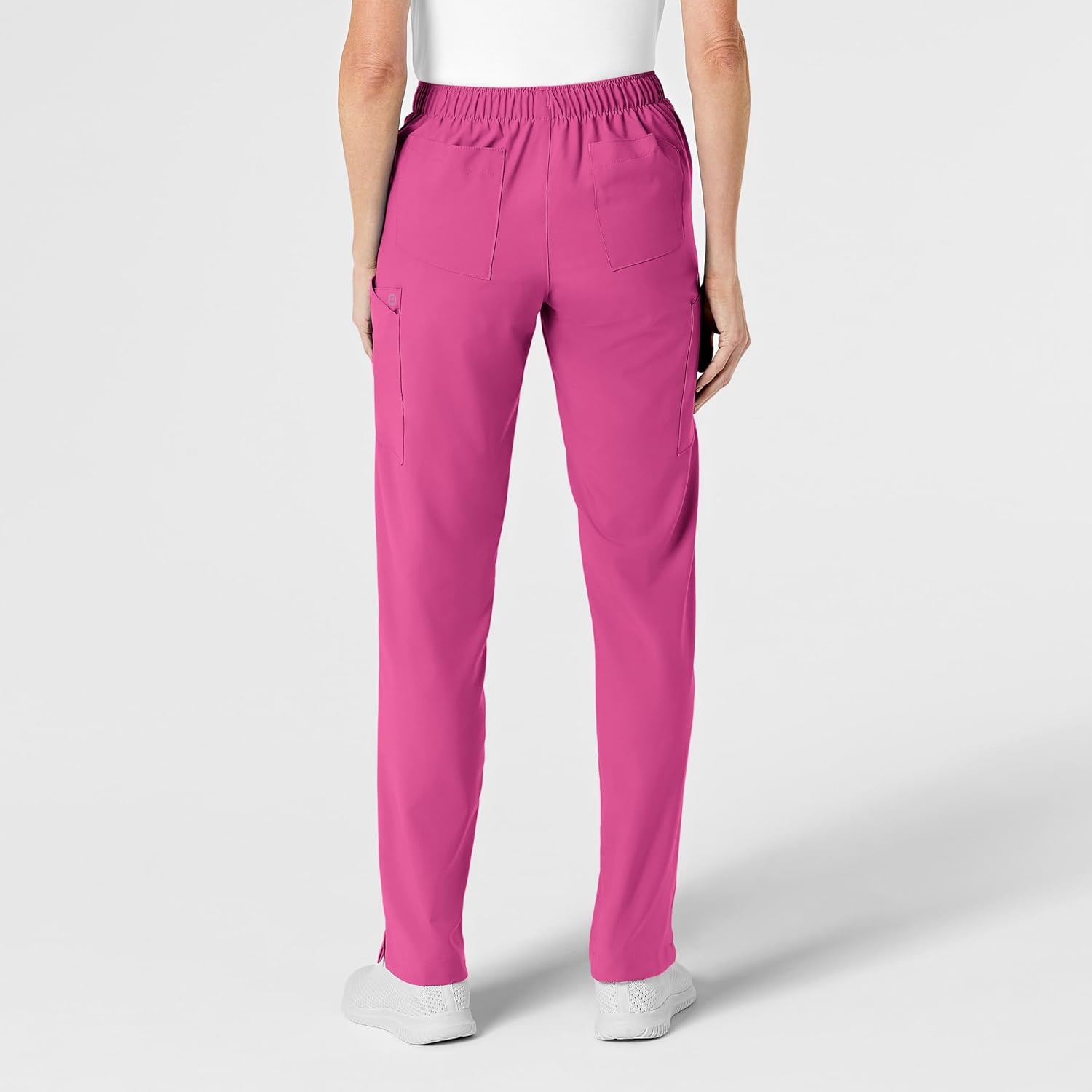 Women’s Flat Front Cargo Pant(Hot Pink)