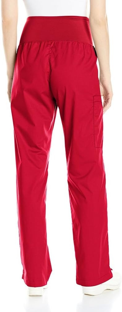 WonderWink Women’s Wonderwork Maternity Pant(Red)