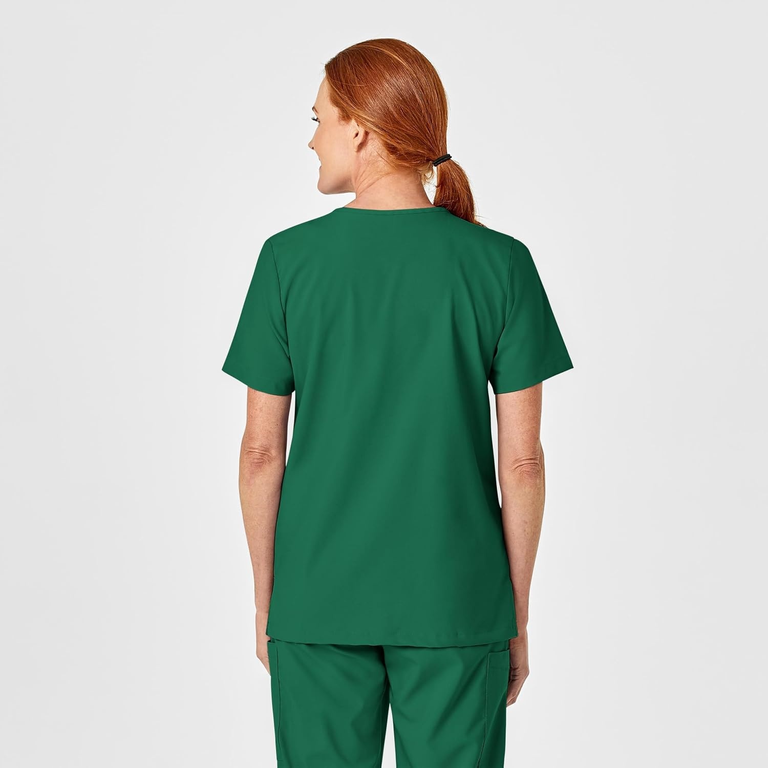 Wink W123 Unisex 4 Pocket Utility Scrub Top(Hunter)