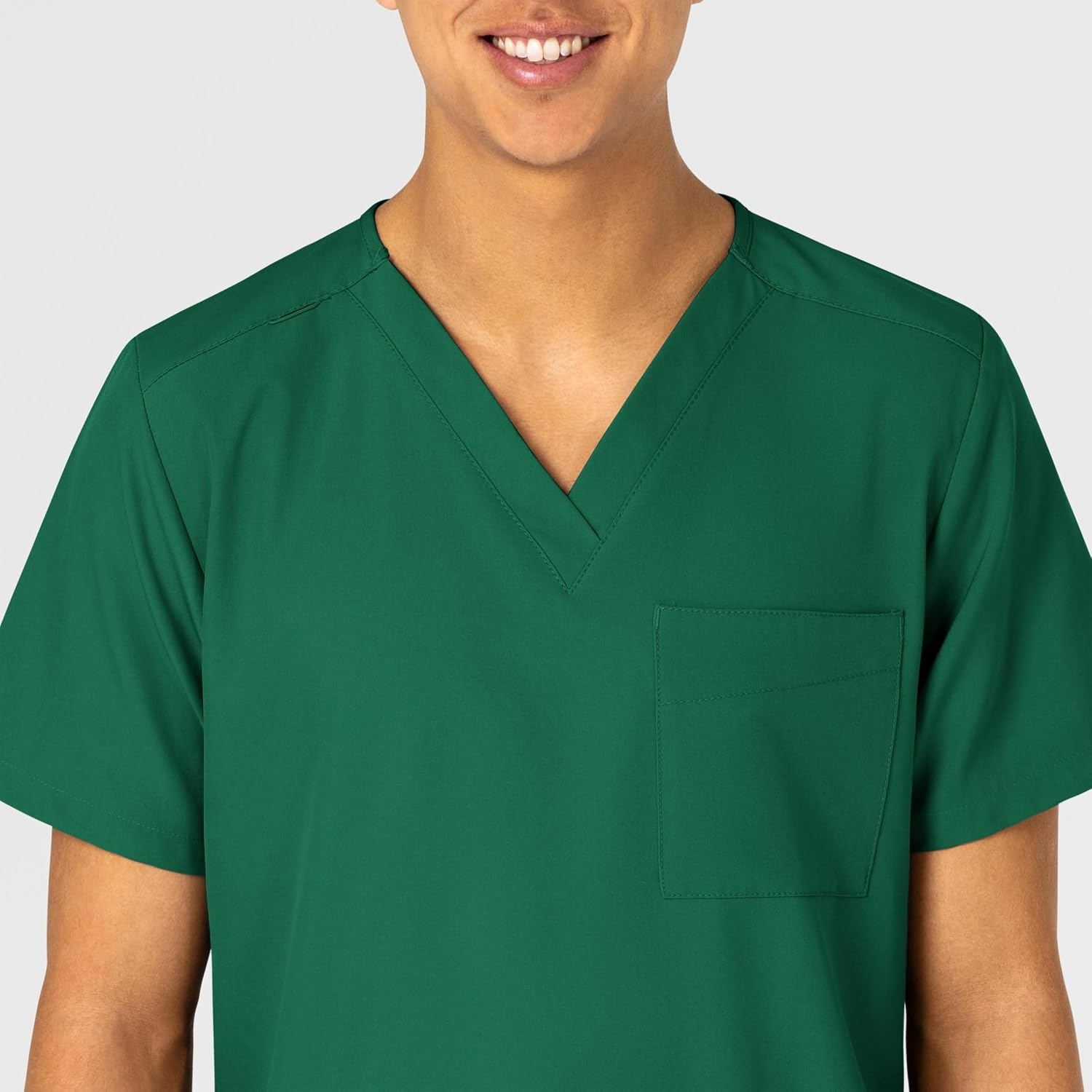 Wink W123 Unisex 4 Pocket Utility Scrub Top(Hunter)