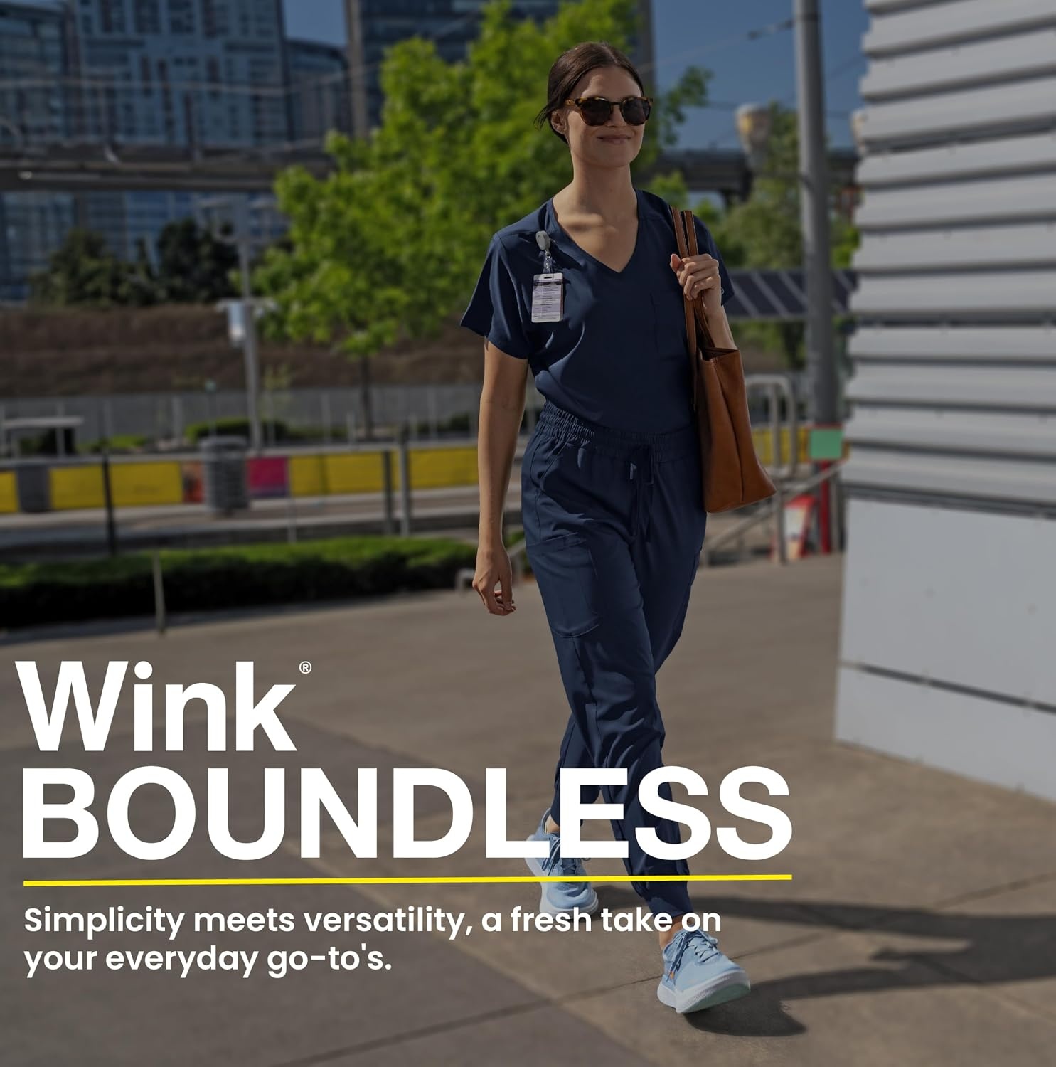 Wink Boundless Women’s Jogger Scrub Pant(Ceil Blue)