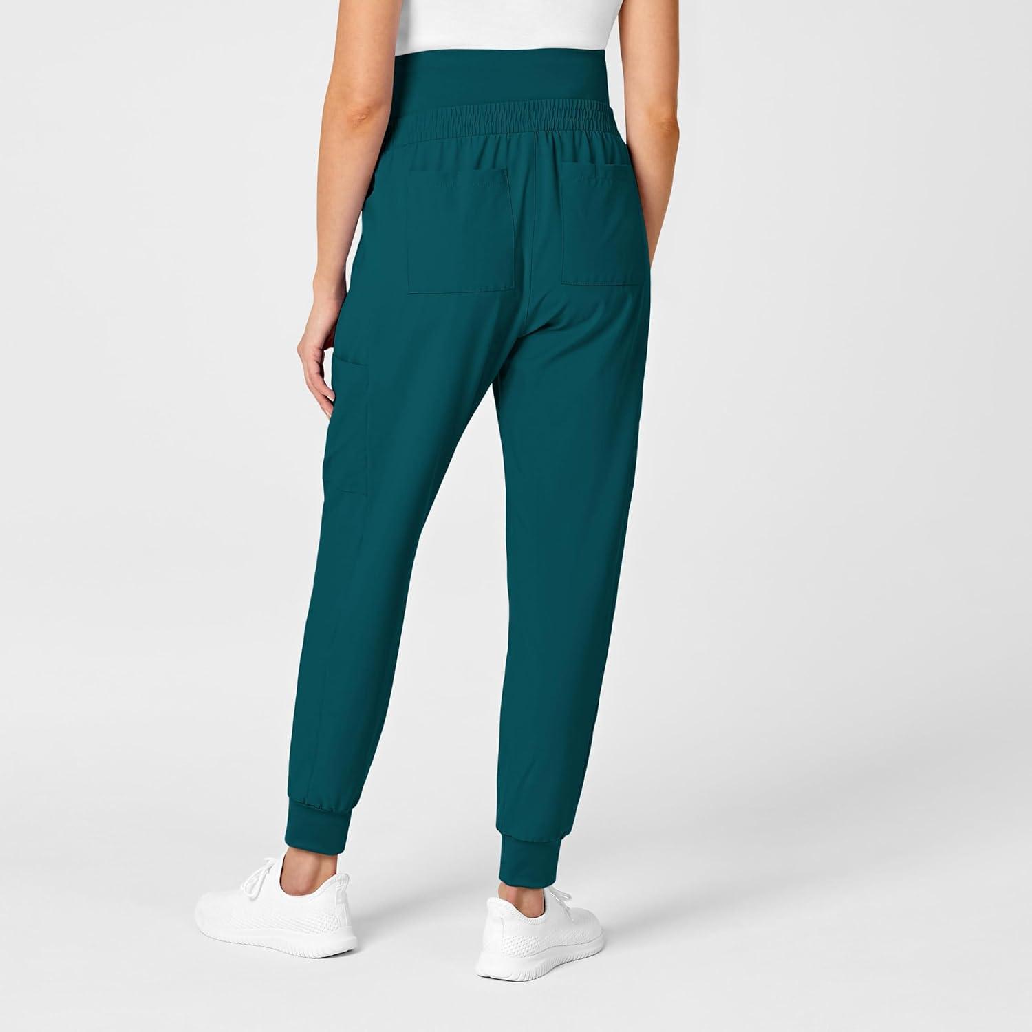 WonderWink Women’s W123 Maternity Jogger Scrub Pant(Caribbean)