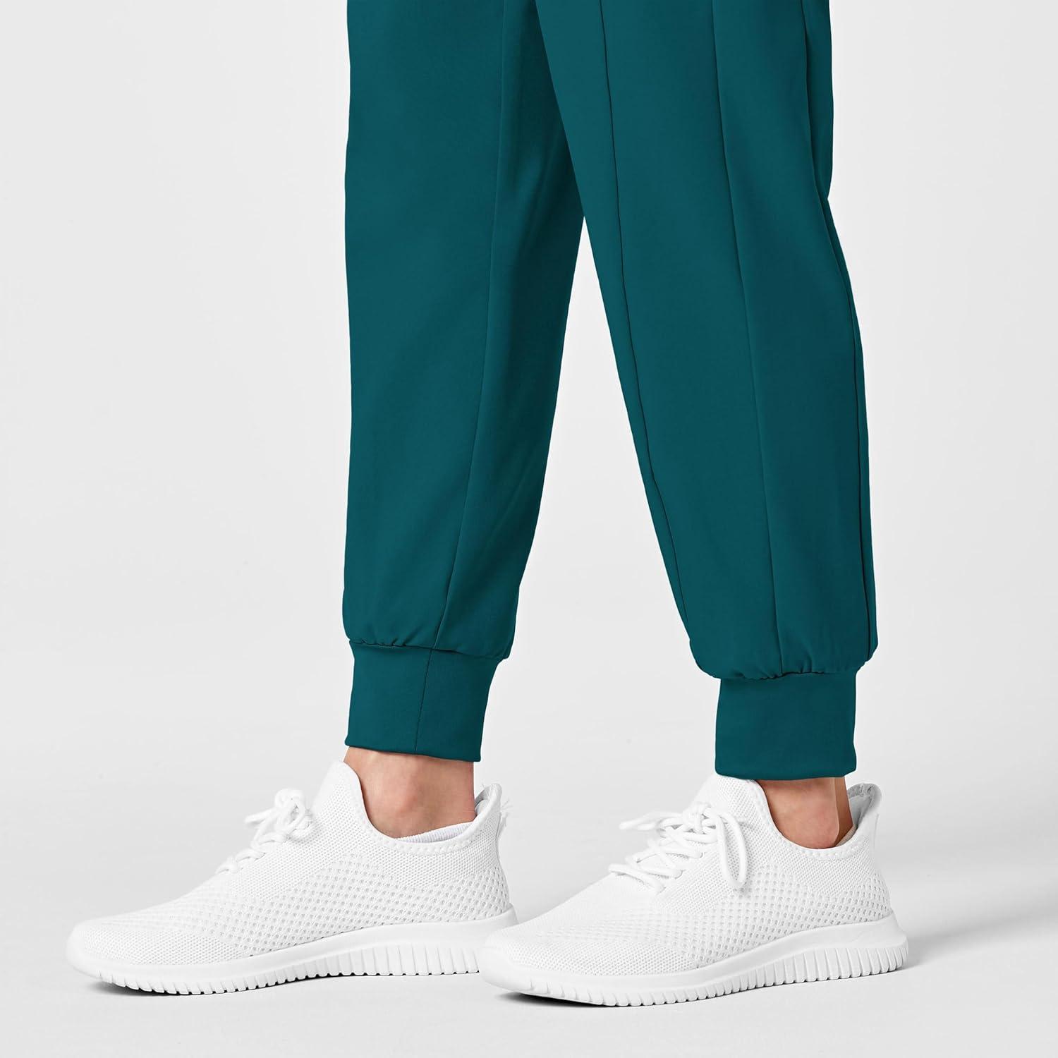 WonderWink Women’s W123 Maternity Jogger Scrub Pant(Caribbean)
