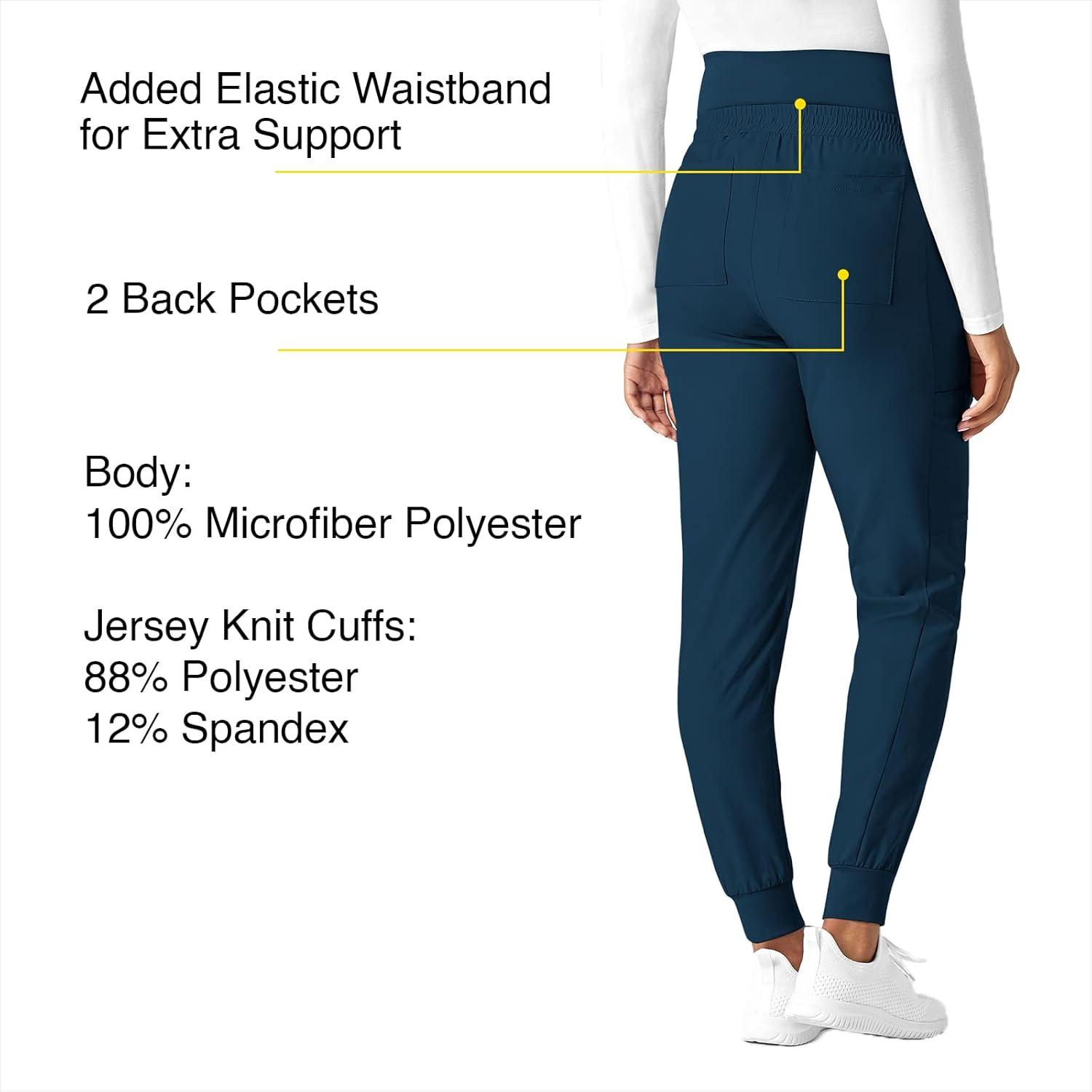 WonderWink Women’s W123 Maternity Jogger Scrub Pant(Caribbean)