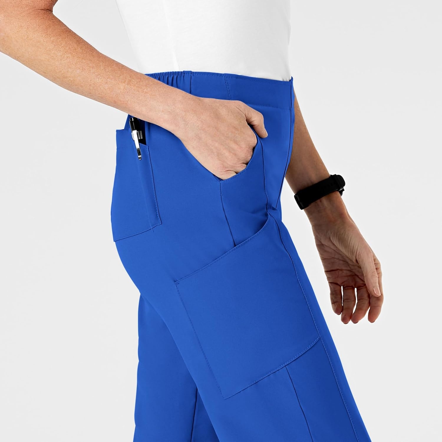 Women’s Flat Front Cargo Pant(Royal)