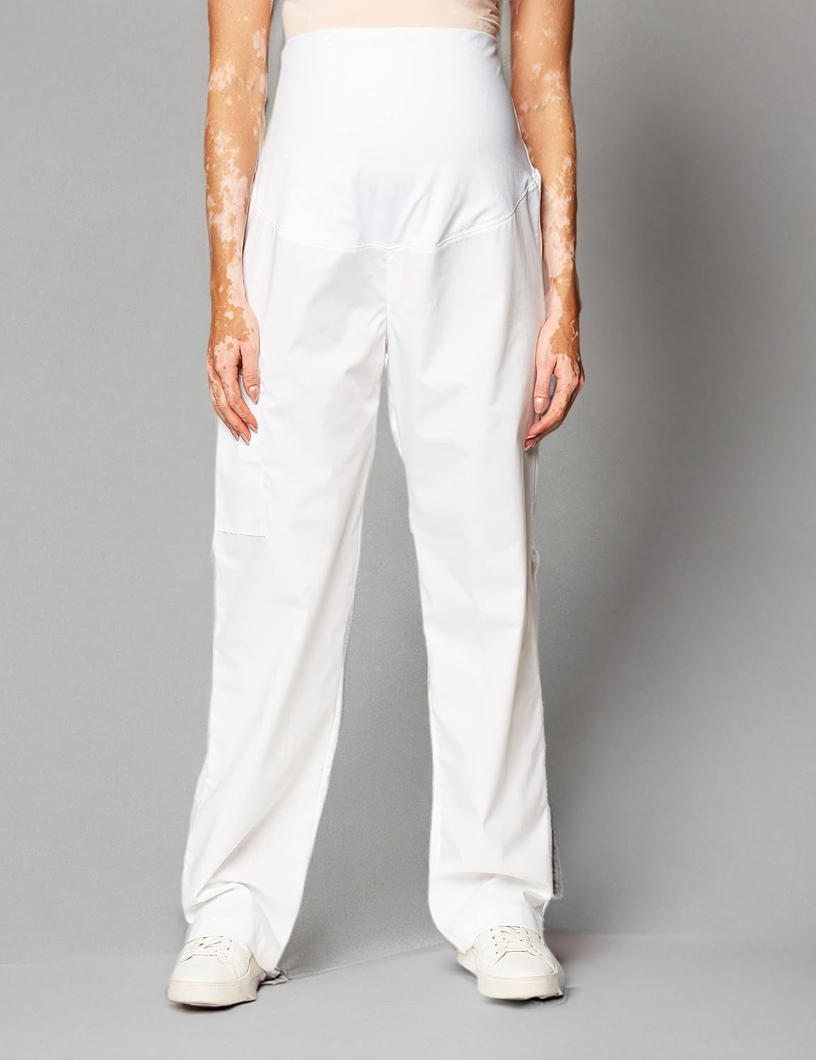 WonderWink Women’s Wonderwork Maternity Pant(White)