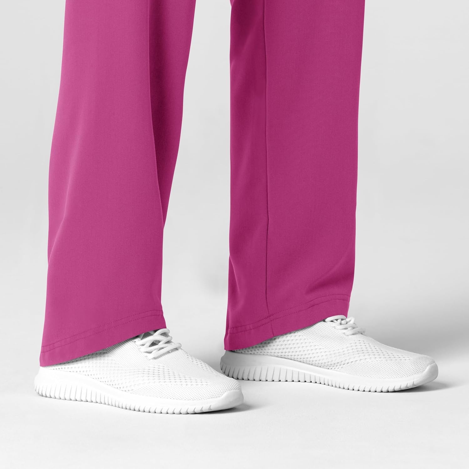 Wink Women’s Women’s Stovepipe High-Low Hem Scrub Pant(Raspberry)