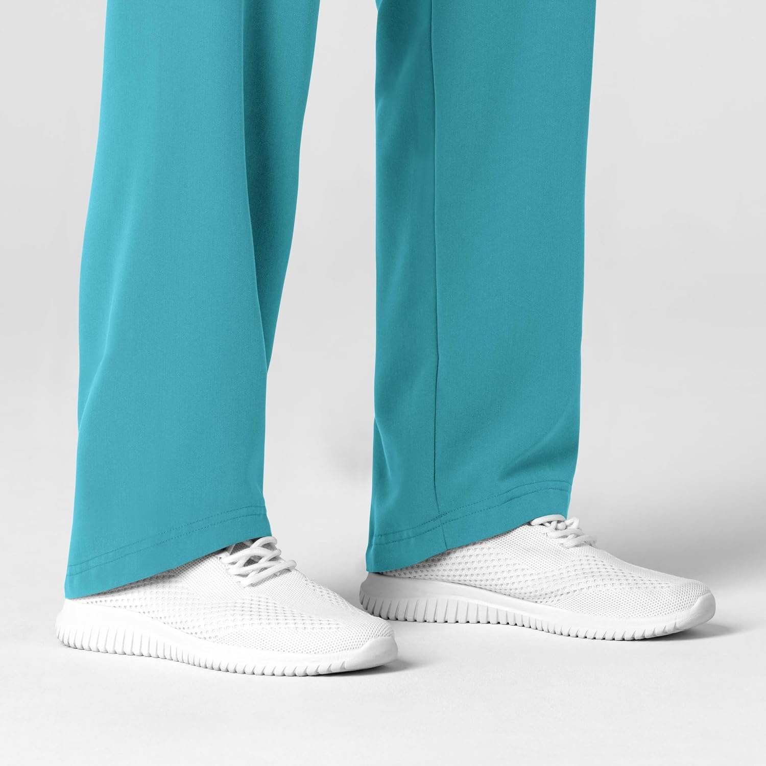 Wink Women’s Women’s Stovepipe High-Low Hem Scrub Pant(Teal Blue)