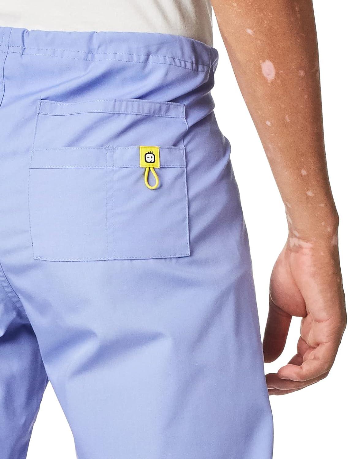 WonderWink Men’s Big The Papa Unisex Seamless Scrub Pant(Ceil Blue)