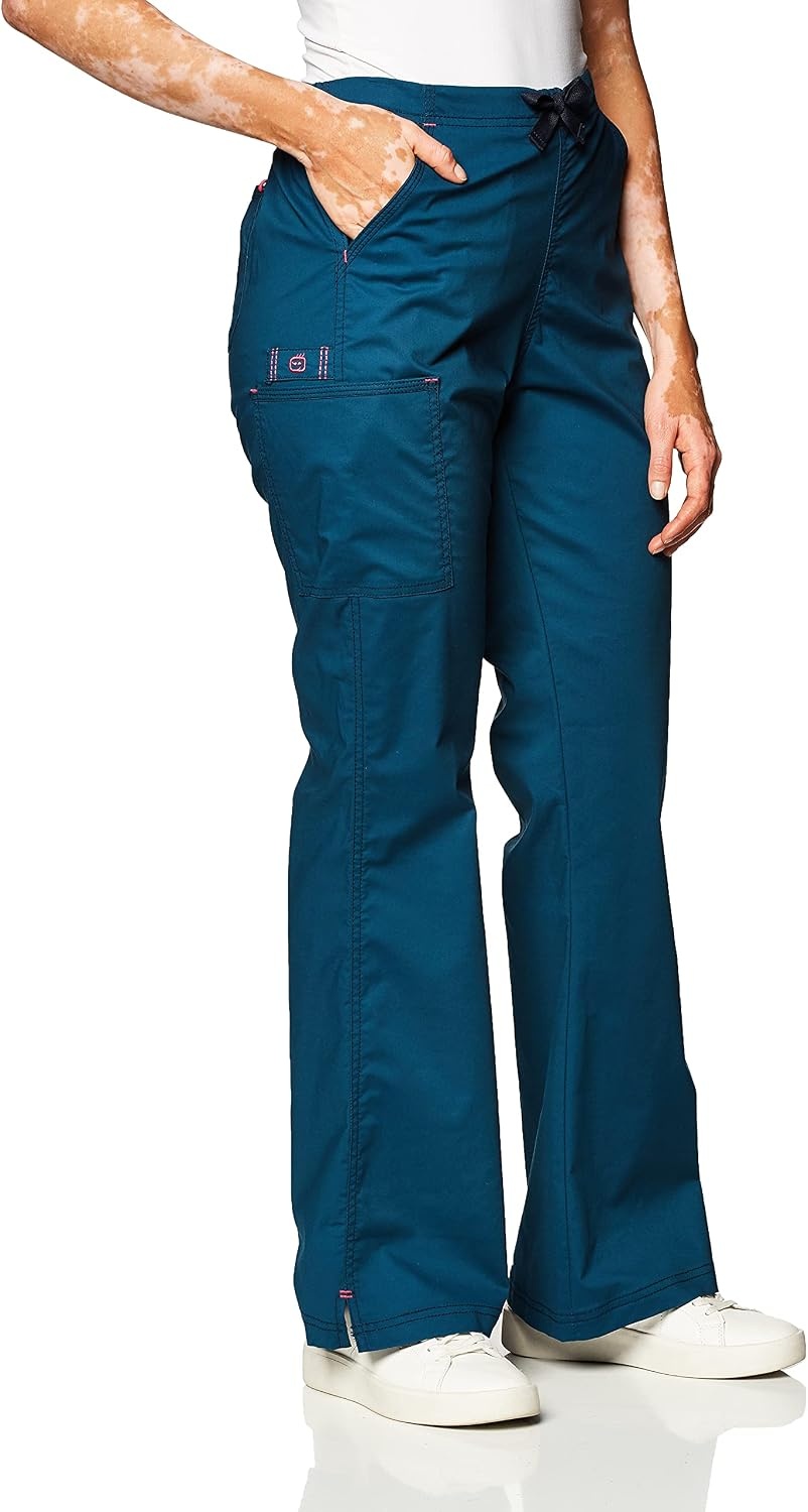 WonderWink Women’s Wonderflex Grace Scrub Pant(Caribbean)