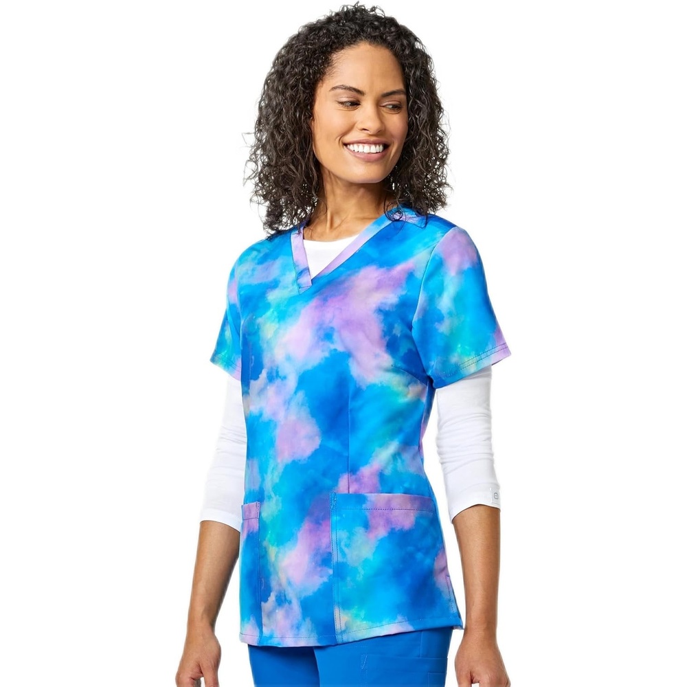 Wink Women’s Scrub Top(Twilight)