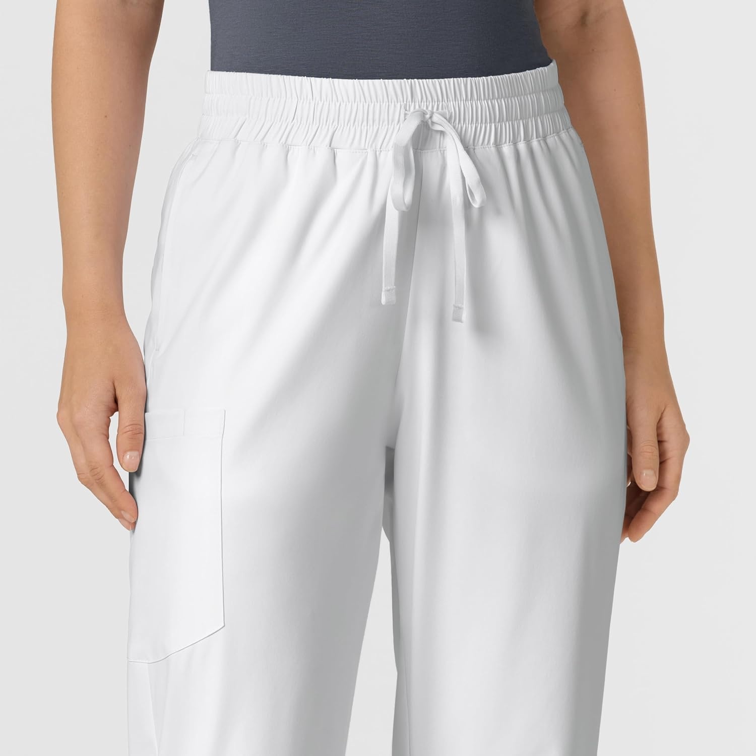 Wink Boundless Women’s Bootcut Scrub Pant(White)