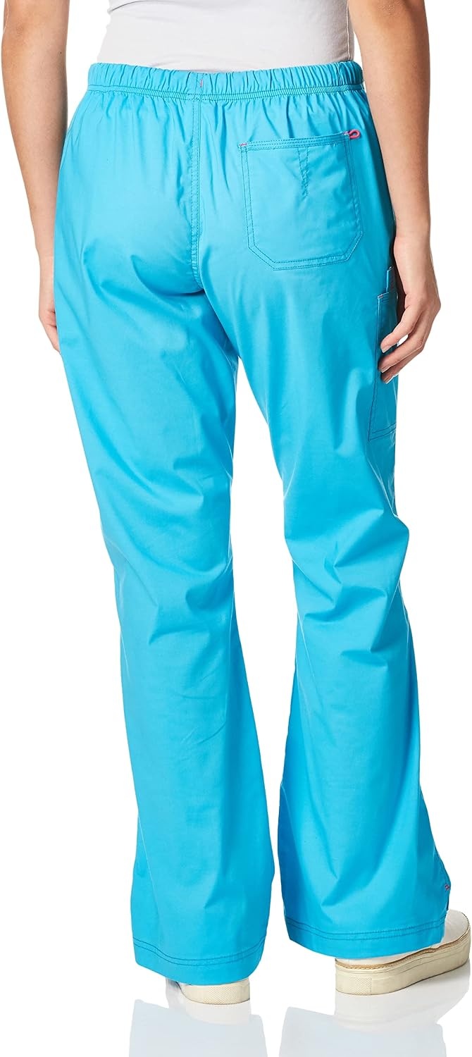 WonderWink Women’s Wonderflex Grace Scrub Pant(Aqua)