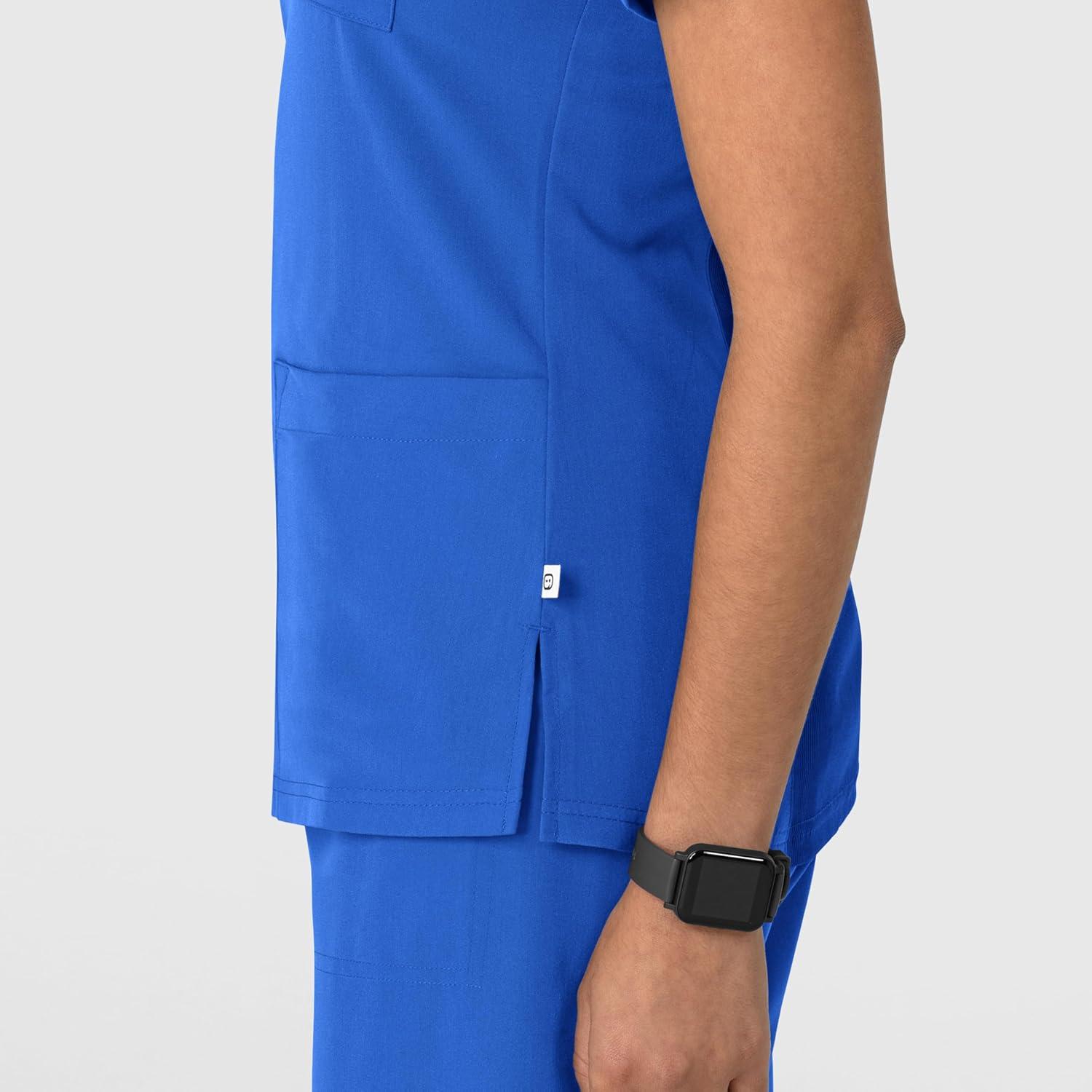 Wink Women’s Women’s Flex-n-Reach V-Neck Scrub Top(Royal)