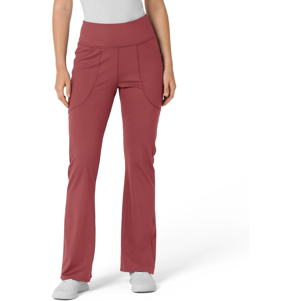 Wink Renew Women’s Flare Yoga Scrub Pant(Ruby)