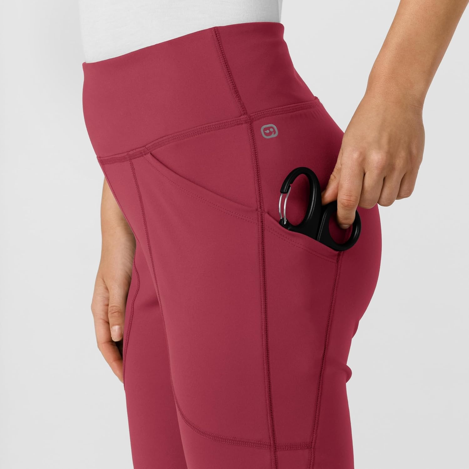 Wink Renew Women’s Flare Yoga Scrub Pant(Ruby)