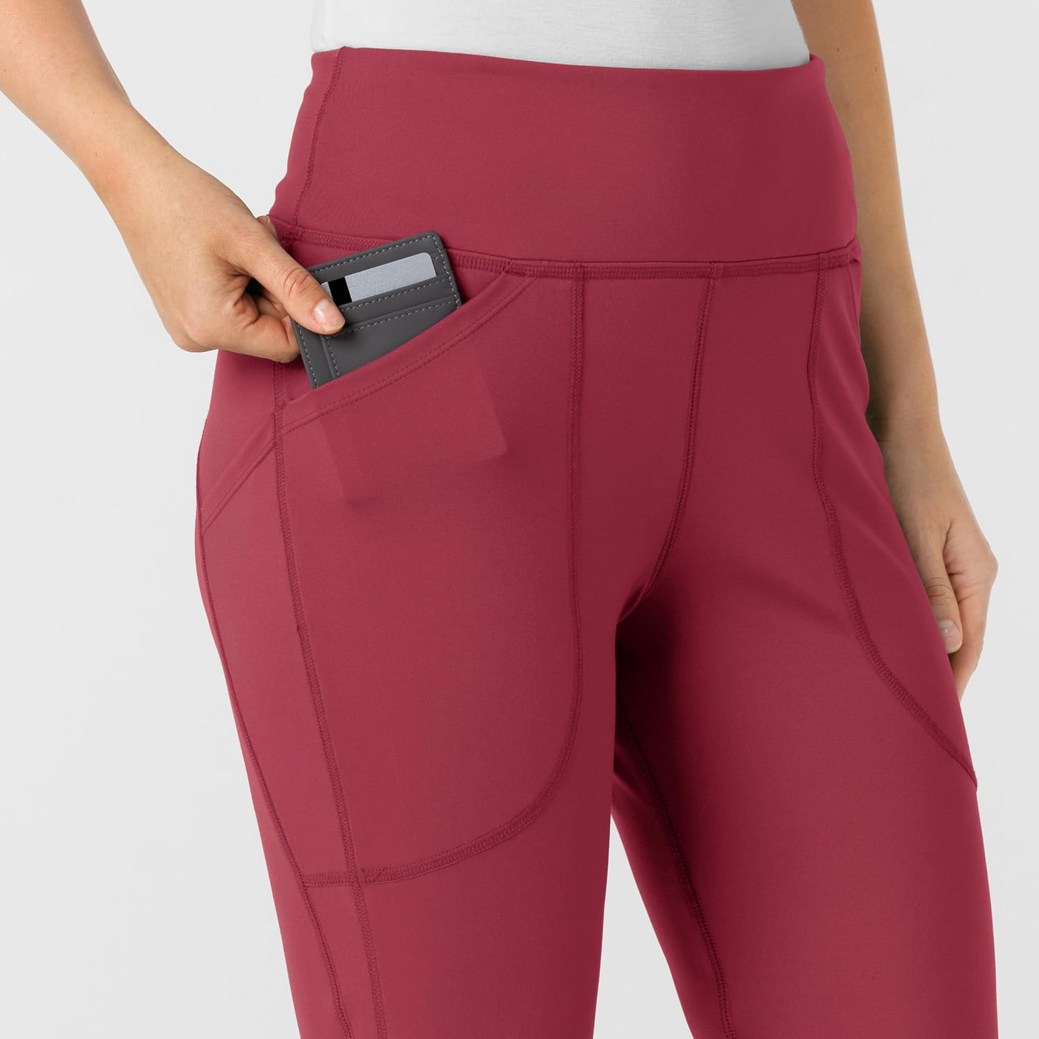 Wink Renew Women’s Flare Yoga Scrub Pant(Ruby)