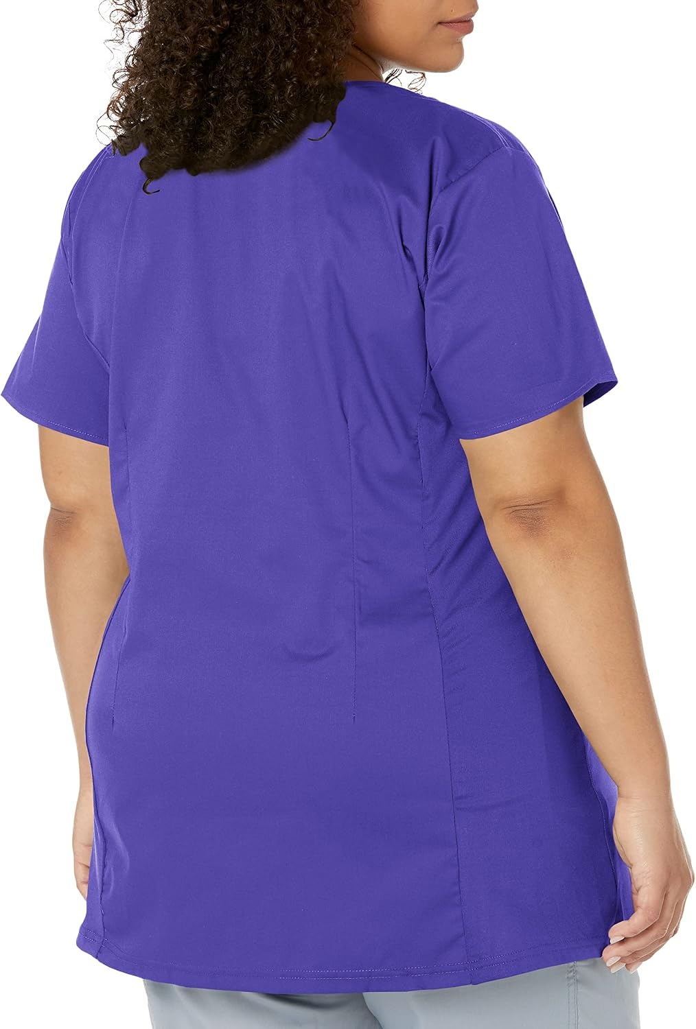 Wink W123 Maternity V-Neck Scrub Top(Grape)
