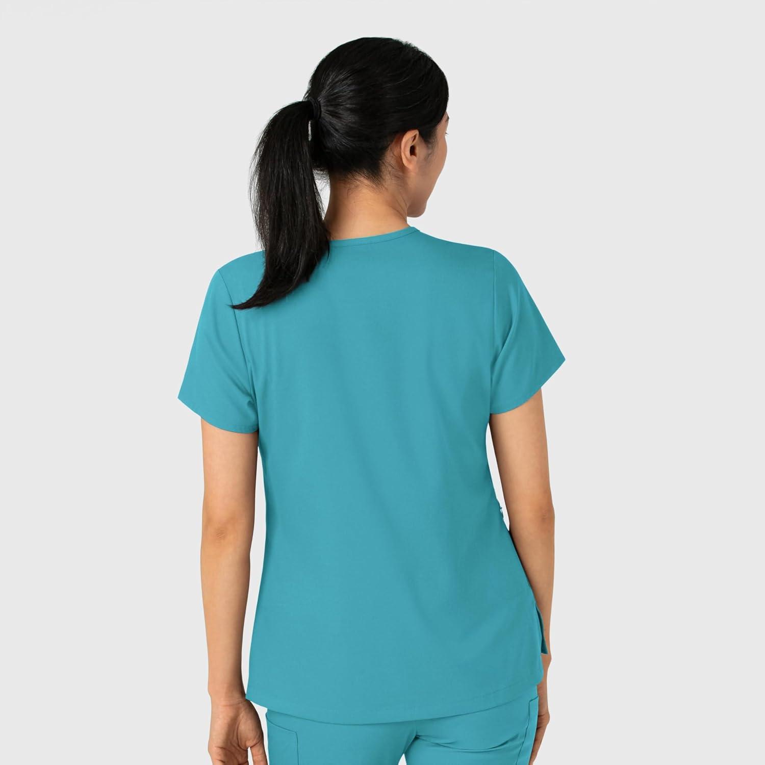 Wink Boundless Women’s Tuck-in Scrub Top – Teal, M