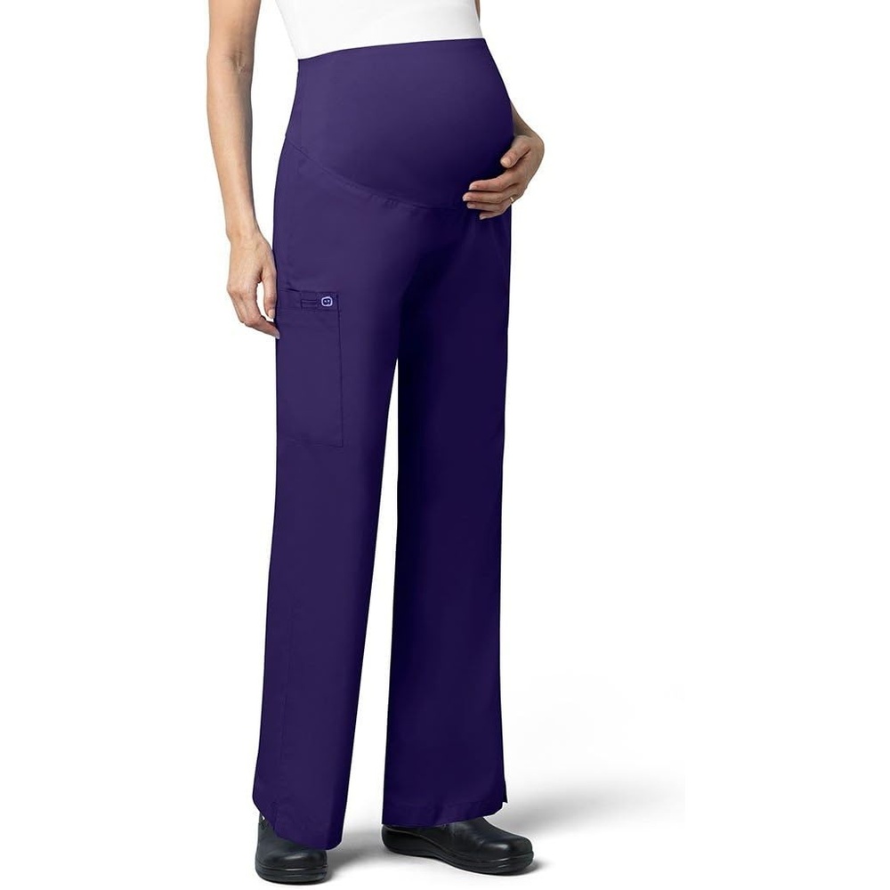 WonderWink Women’s Wonderwork Maternity Pant(Grape)