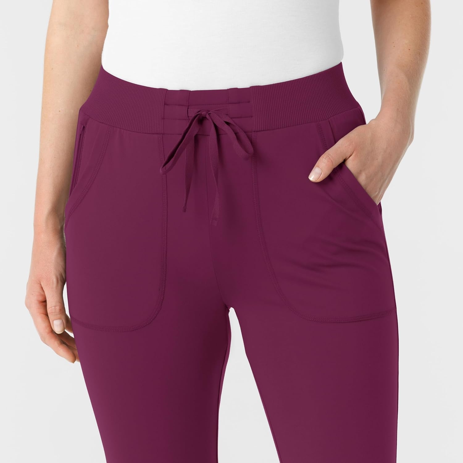 Wink Boundless Women’s Bootcut Scrub Pant(Wine)