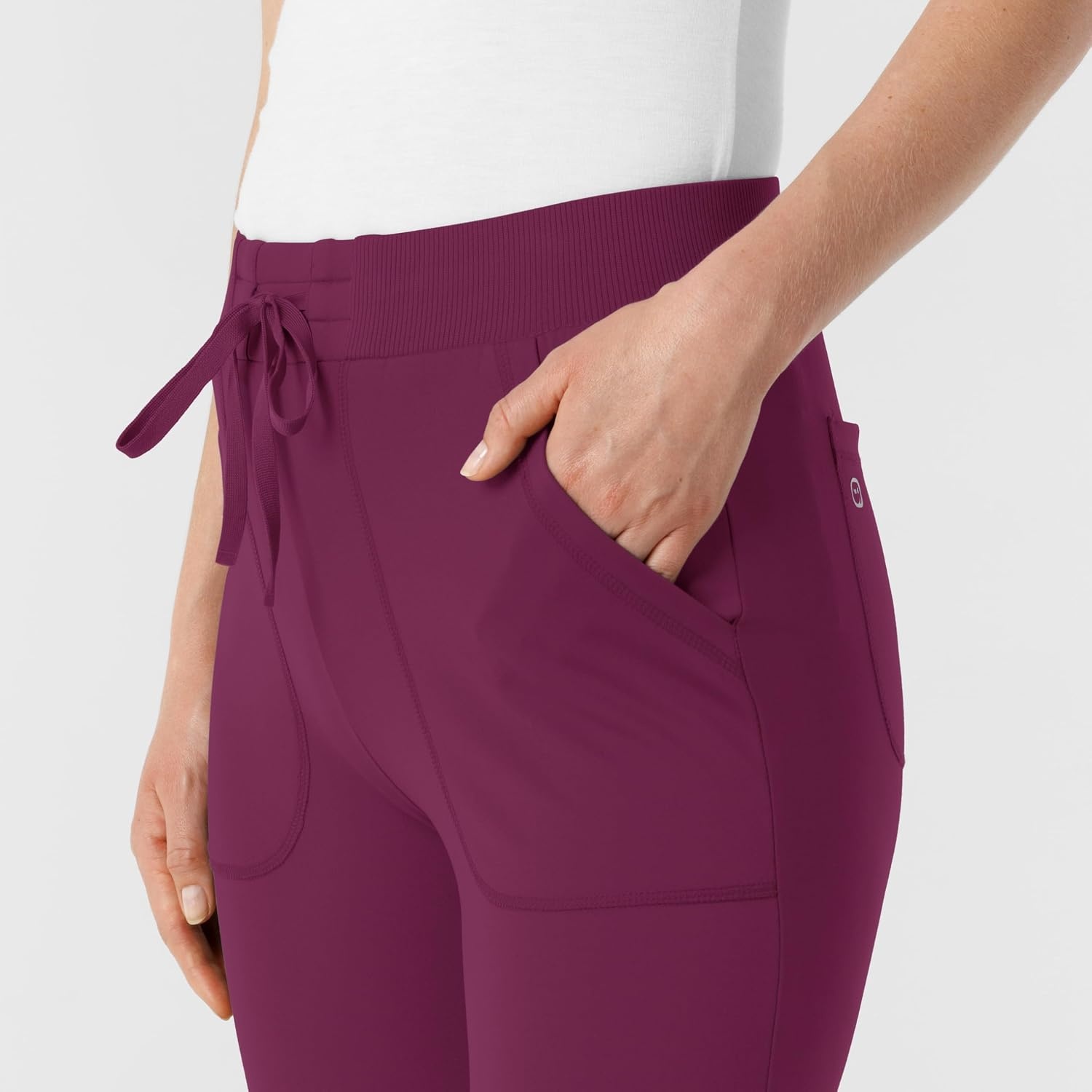 Wink Boundless Women’s Bootcut Scrub Pant(Wine)