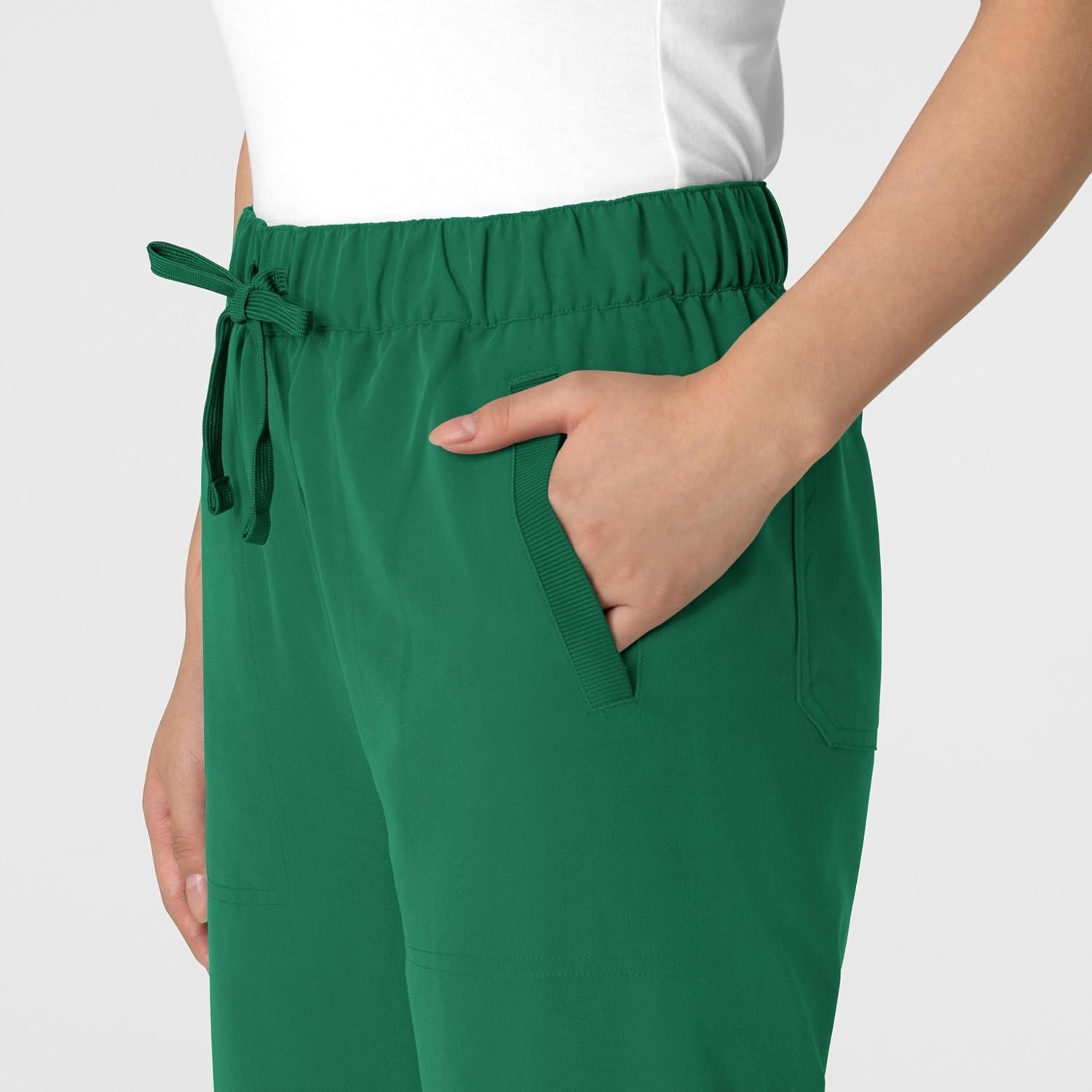 Wink Women’s Women’s Stovepipe High-Low Hem Scrub Pant(Hunter)