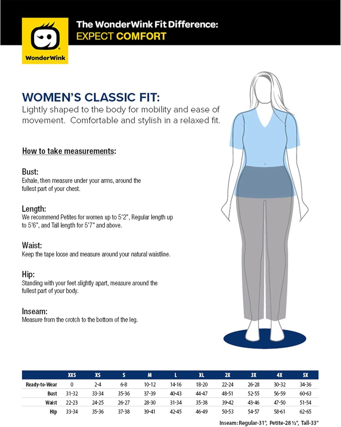 WonderWink WORK Women’s Scrub Short Sleeve Snap Front Jacekt Top and Pants + Badge Reel(Royal)