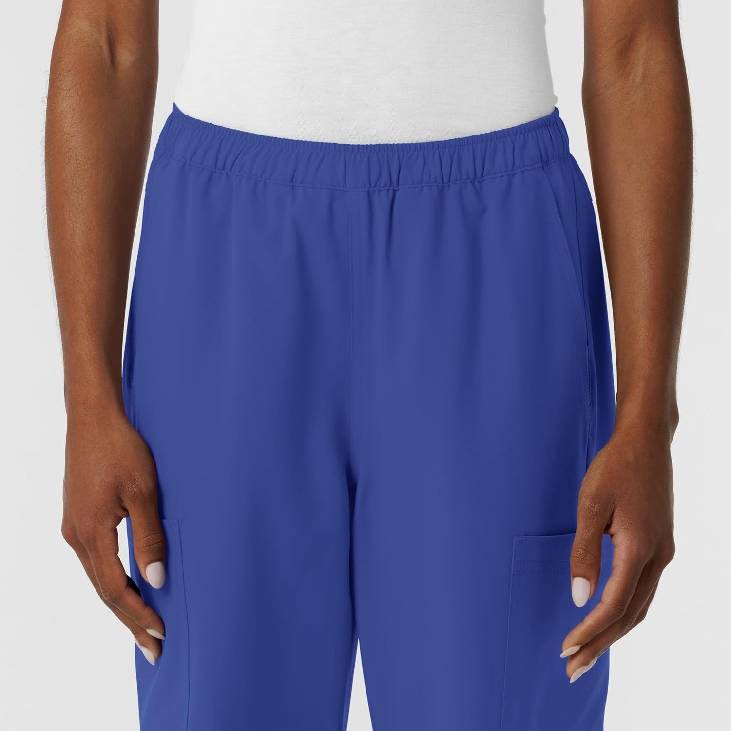 Wink NURTUR Women’s Straight Leg Cargo Scrub Pant(Galaxy Blue)